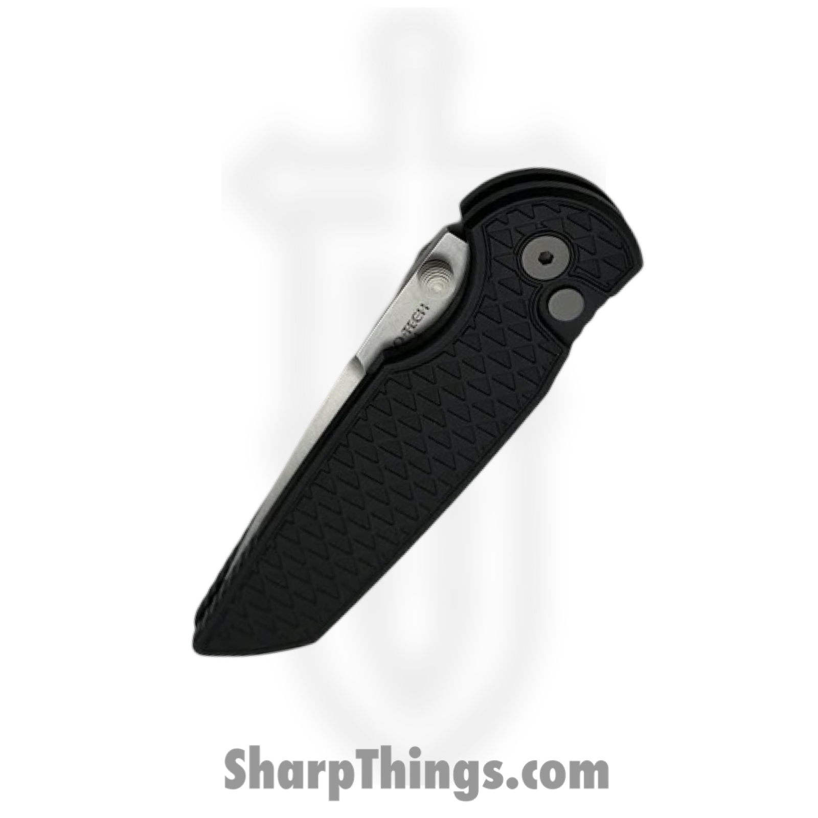 ProTech - INT105 - TR-3 Integrity - Folding Knife - S35VN Stonewash Drop Point - Relic Textured Aluminum - Black - Image 3