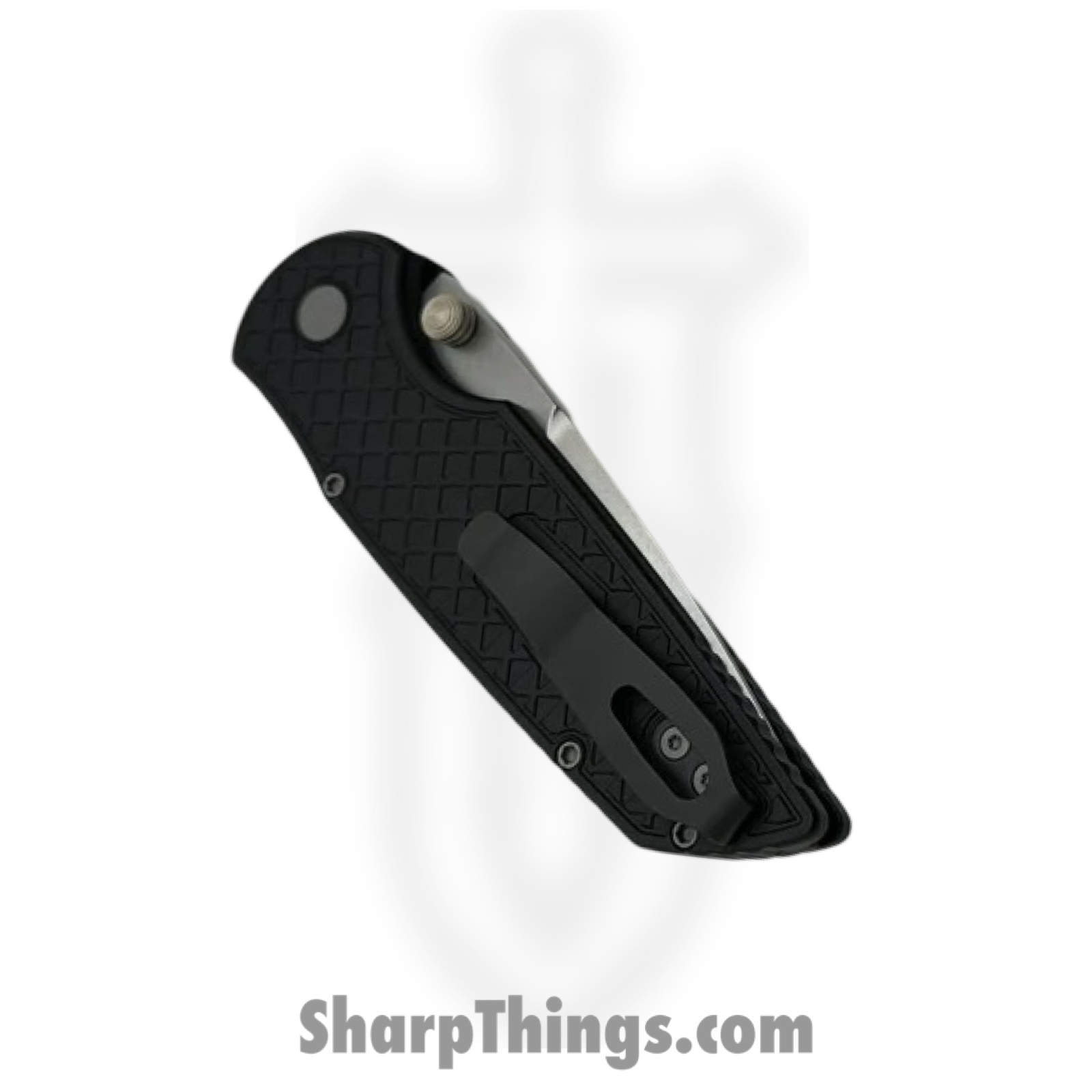 ProTech - INT105 - TR-3 Integrity - Folding Knife - S35VN Stonewash Drop Point - Relic Textured Aluminum - Black - Image 4