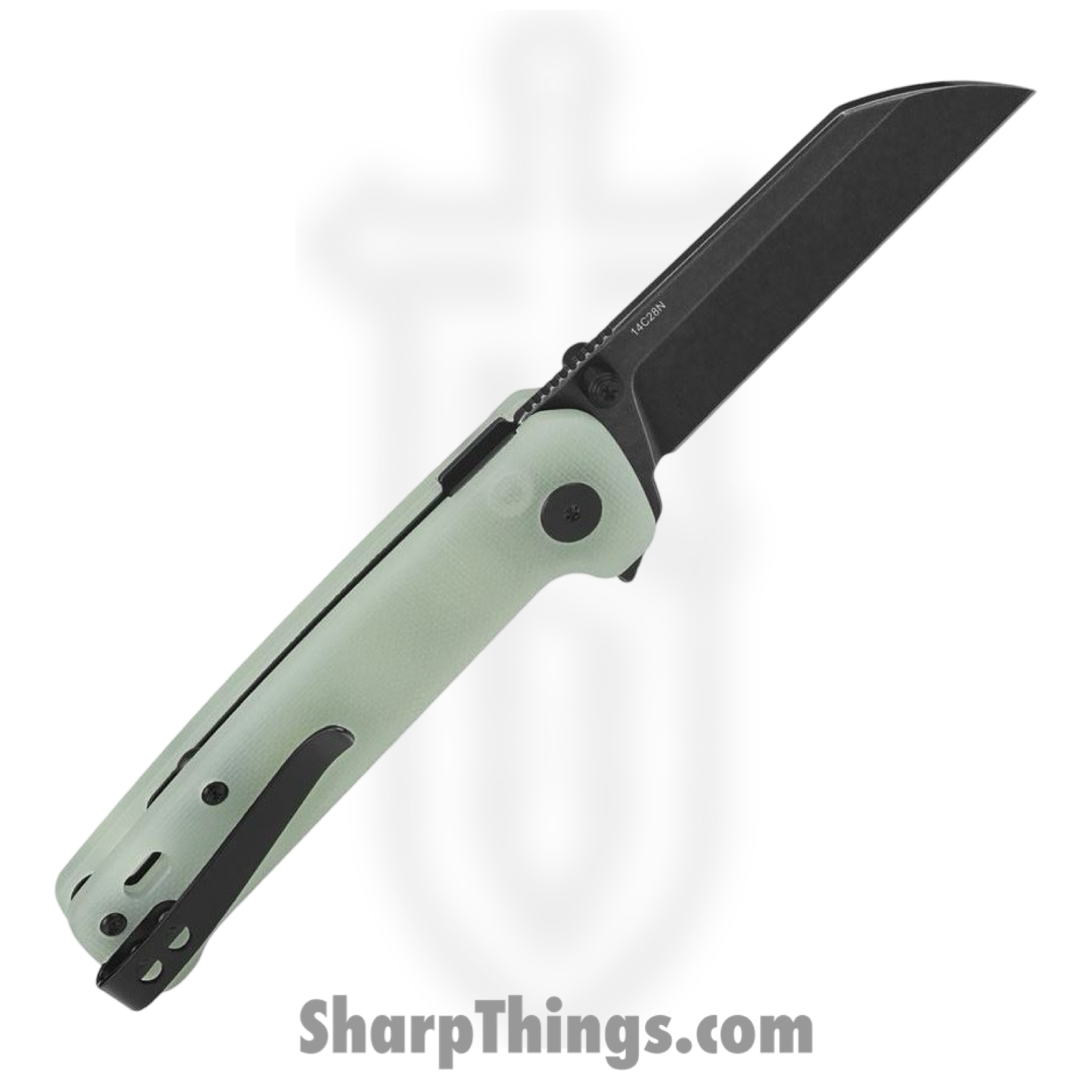 QSP - QS130BLB2 - Penguin - Folding Knife - 14C28N Coated Sheepsfoot - G10 - Jade - Image 2