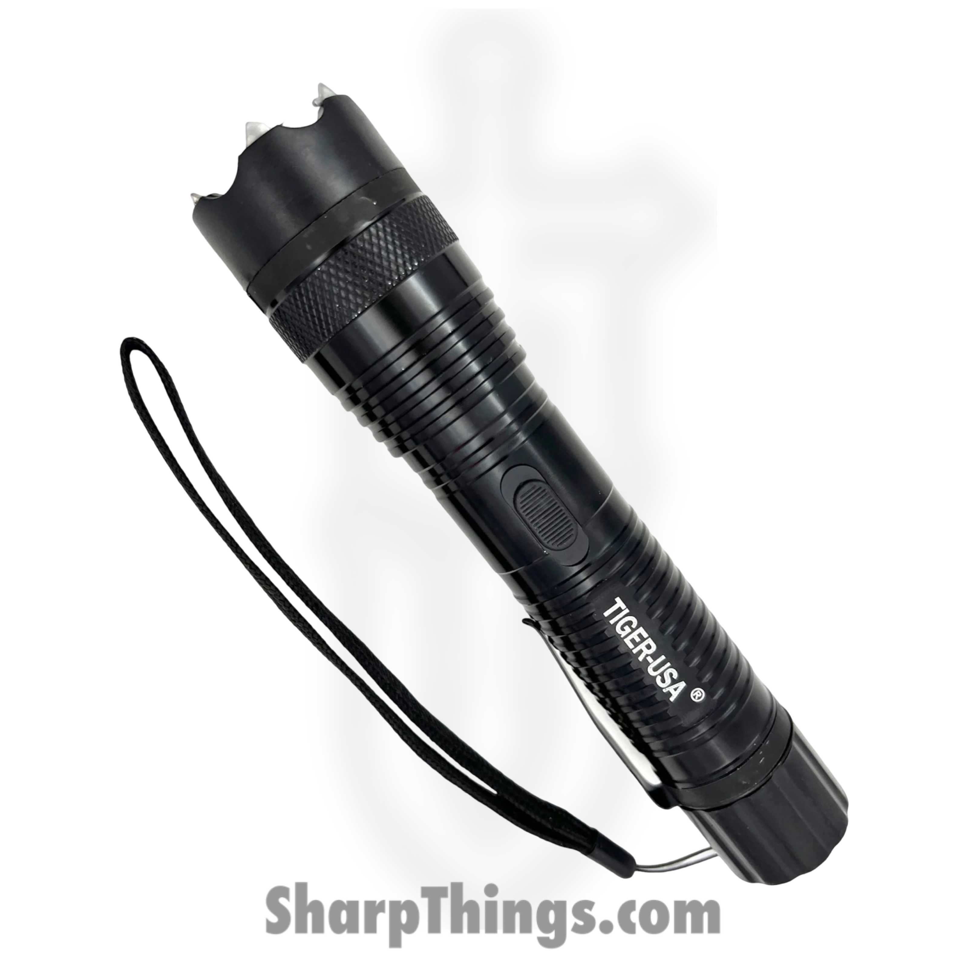 Tiger USA - TD-1102-BK - Extreme 100 Mill V Stun Gun Flashlight - Plastic - Black - Image 3
