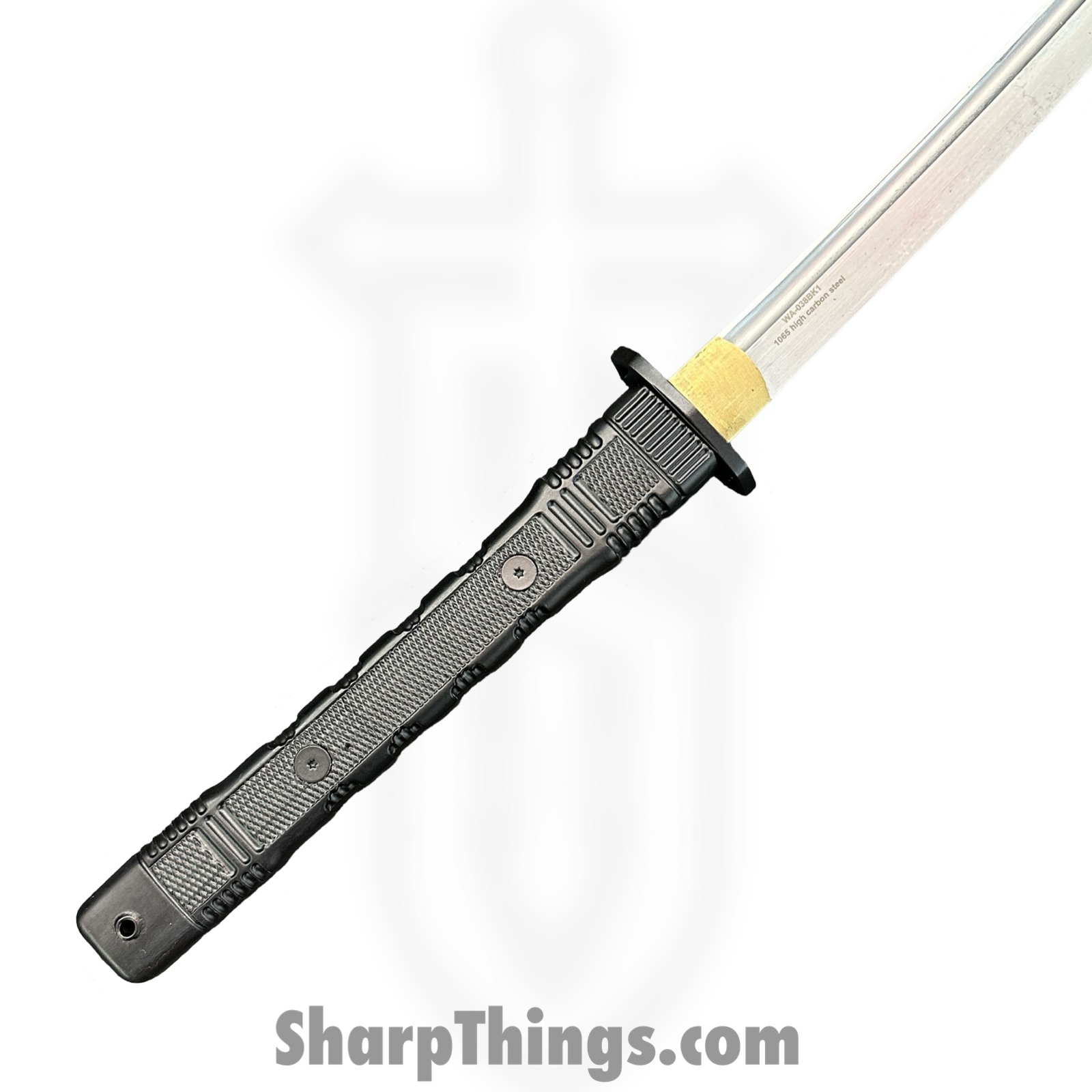 WithArmour - WAR038BK - Katana - Fixed Blade Knife - 1065 Carbon Steel - Polymer - Black - Image 10