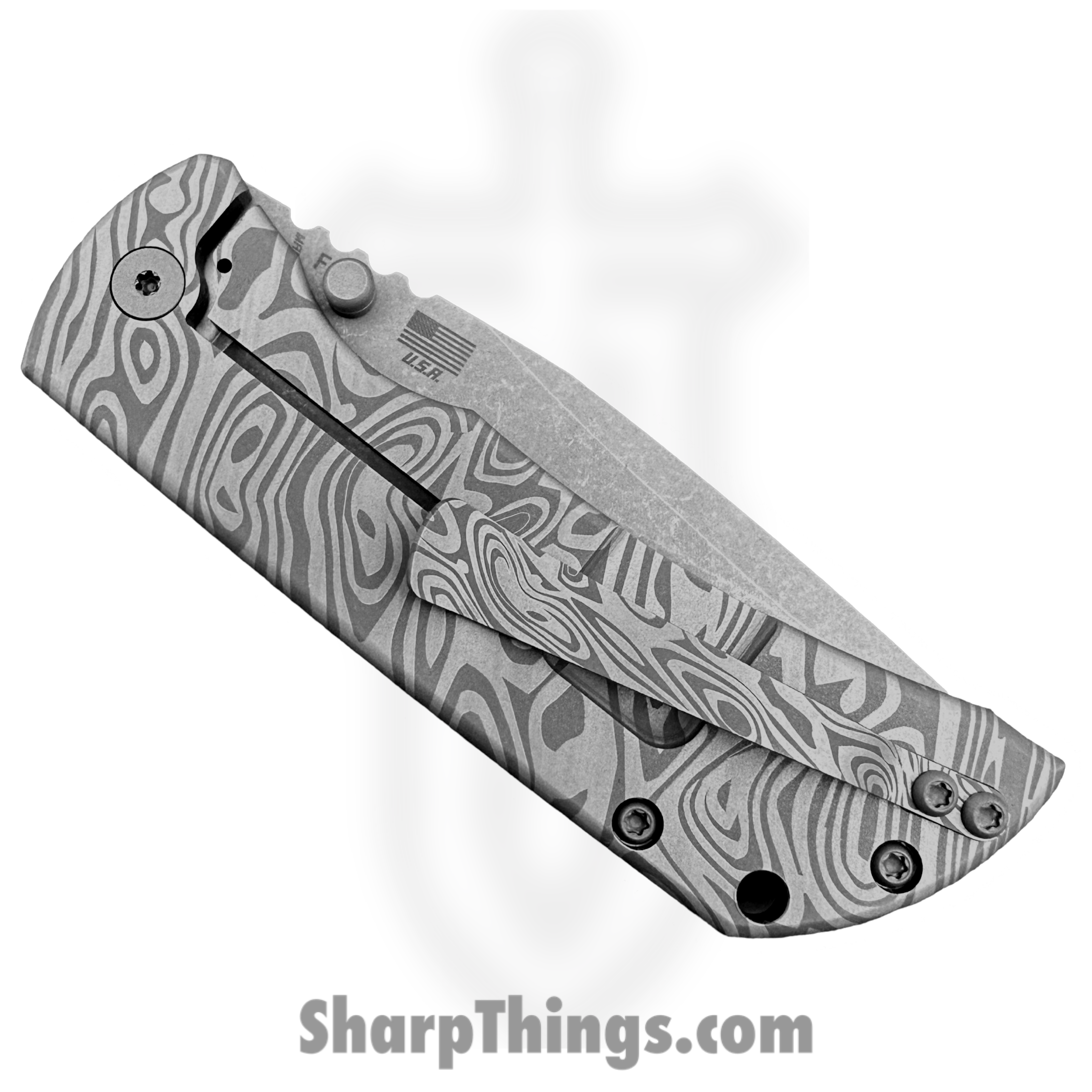 McNees - MAC23.5Beskar - MAC 2 3.5 - Folding Knife - CPM MagnaCut Stonewash Clip Point - Titanium - Beskar - Image 3