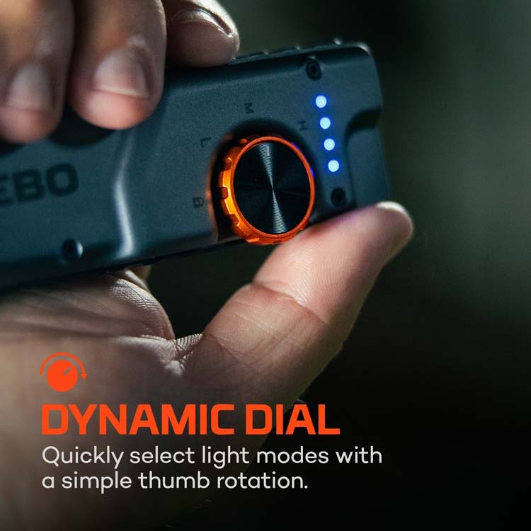 NEBO - NEB-POC-0014 - Edge 2K - Pocket Flashlight - 2000 Lumen - Gun Metal Gray - Image 2