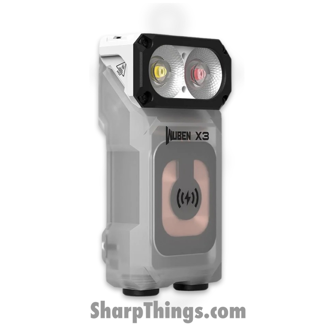 Wuben - WX3CHBX-BLU - Wuben X3 Owl EDC Flashlight and 3000mah Charging Box - Blue - Image 9