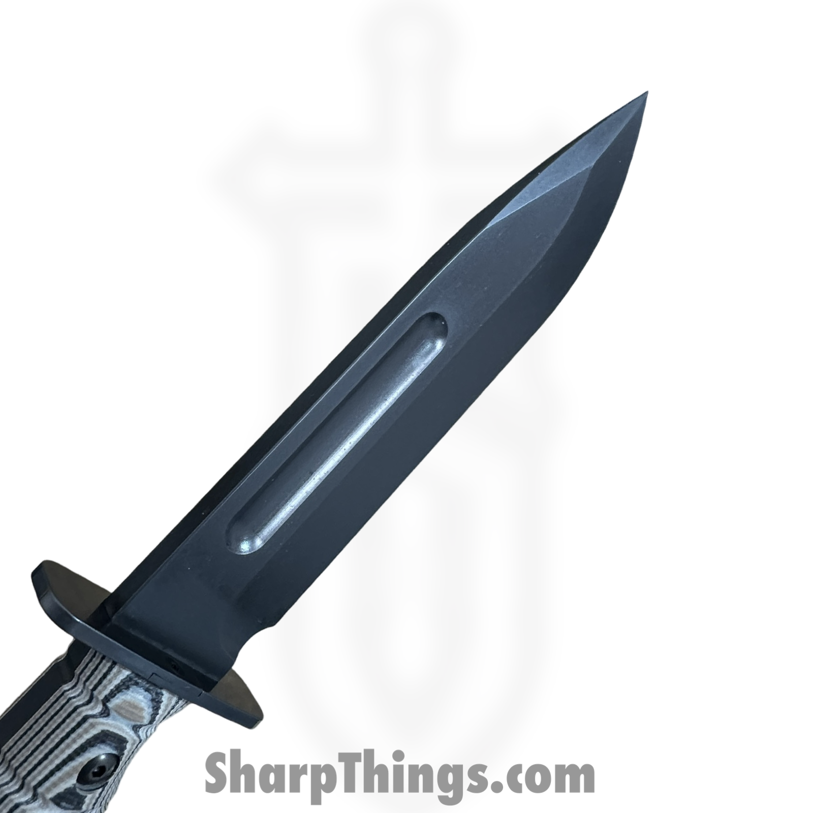 Medford Knife and Tool - MK103SPQ-12LE-SPQ3-Q4 - USMC Fighter - Fixed Blade Knife - S35VN Coated Clip Point - Multi-Layered G10 - Multi - Image 3