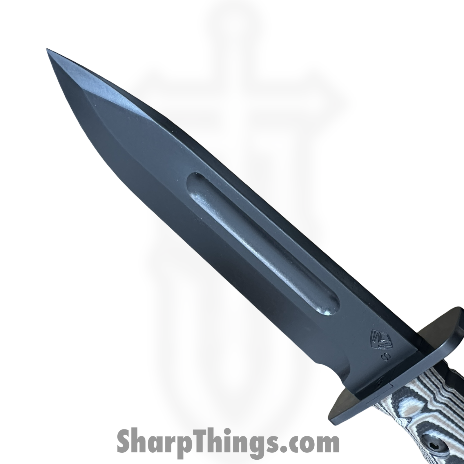 Medford Knife and Tool - MK103SPQ-12LE-SPQ3-Q4 - USMC Fighter - Fixed Blade Knife - S35VN Coated Clip Point - Multi-Layered G10 - Multi - Image 4