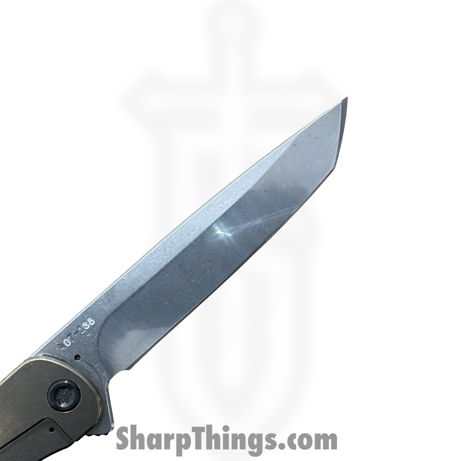 Medford Knife and Tool - MK2154TT-36A1-TPCP-Q4 - T-Bone - Folding Knife - S45VN Tumbled Tanto - "Safari" Titanium - Bronze - Image 4