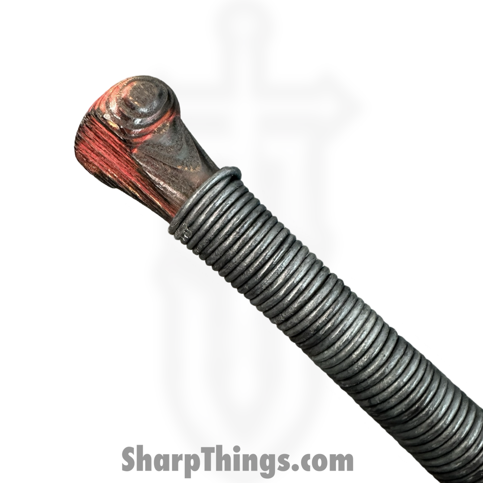 Heavy Barrel Designs - HBD-bat-3 - Barb Wire Bat - Barb Wire Wrapped - Wire Wrapped handle - Red Black - Image 3