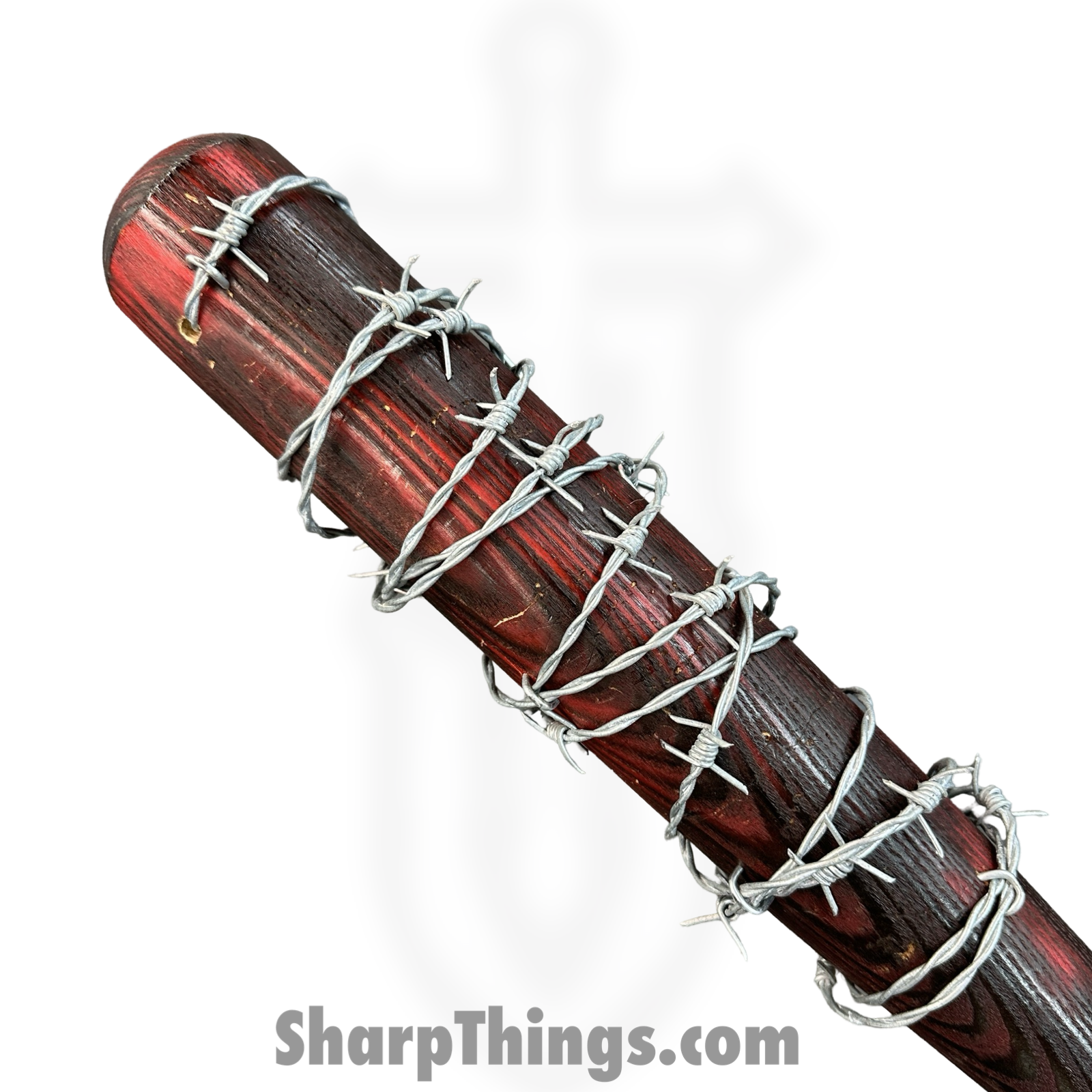 Heavy Barrel Designs - HBD-bat-3 - Barb Wire Bat - Barb Wire Wrapped - Wire Wrapped handle - Red Black - Image 5
