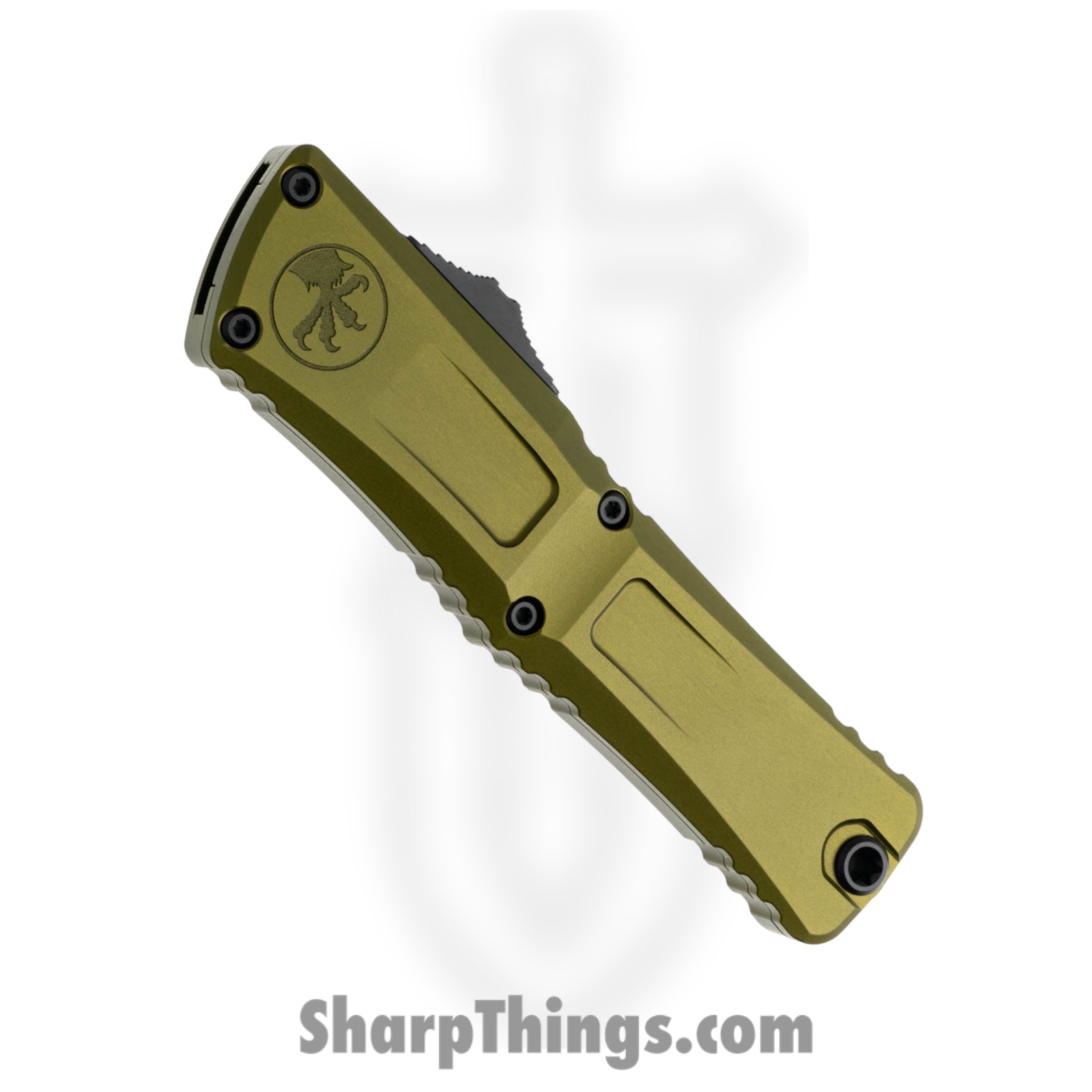 Microtech - 1146-1OD - Combat Troodon Gen III - OTF Auto - M390MK Coated Bowie - Aluminum - OD Green - Image 3