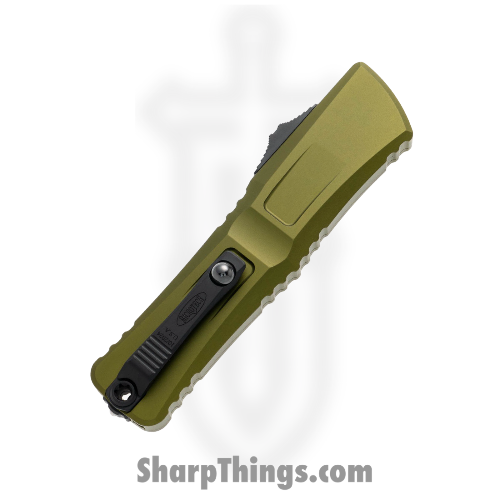 Microtech - 1146-1OD - Combat Troodon Gen III - OTF Auto - M390MK Coated Bowie - Aluminum - OD Green - Image 4