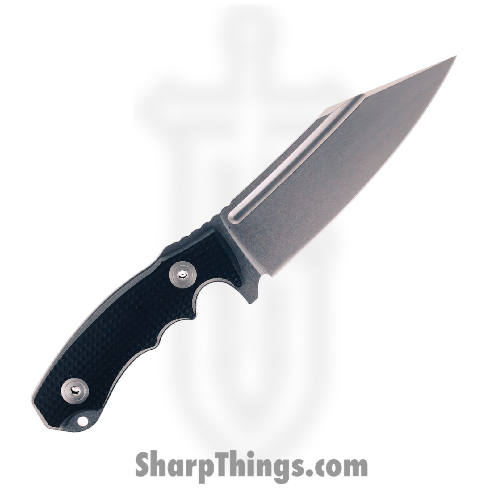 Bastinelli Creations - BAS251 - Assaucalypse - Fixed Blade Knife - M390 Stonewash Clip Point - G10 - Black - Image 2