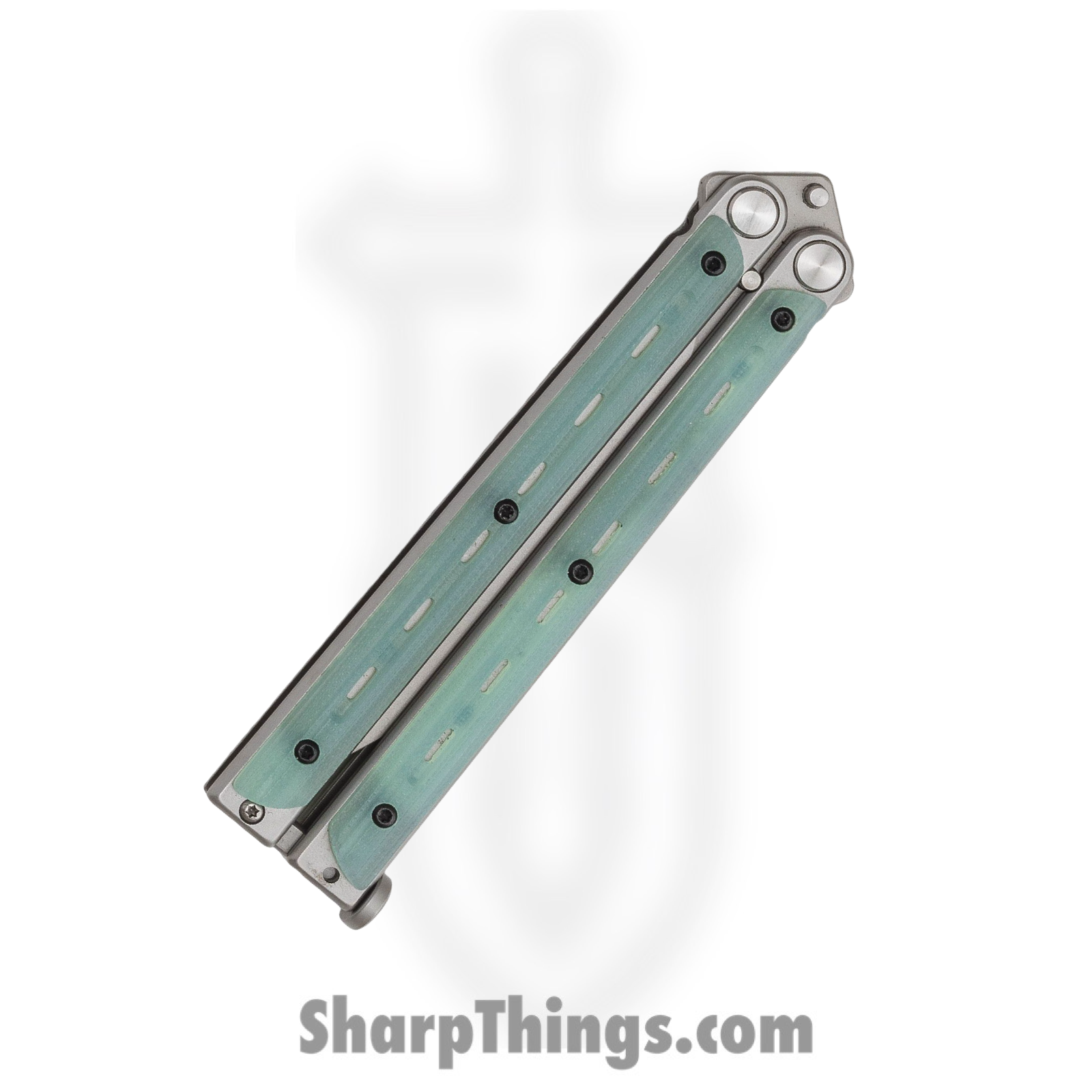 Bradley - BCC907 - Kimura - Balisong - 154CM Blasted Spear Point - Steel G10 - Natural - Image 2