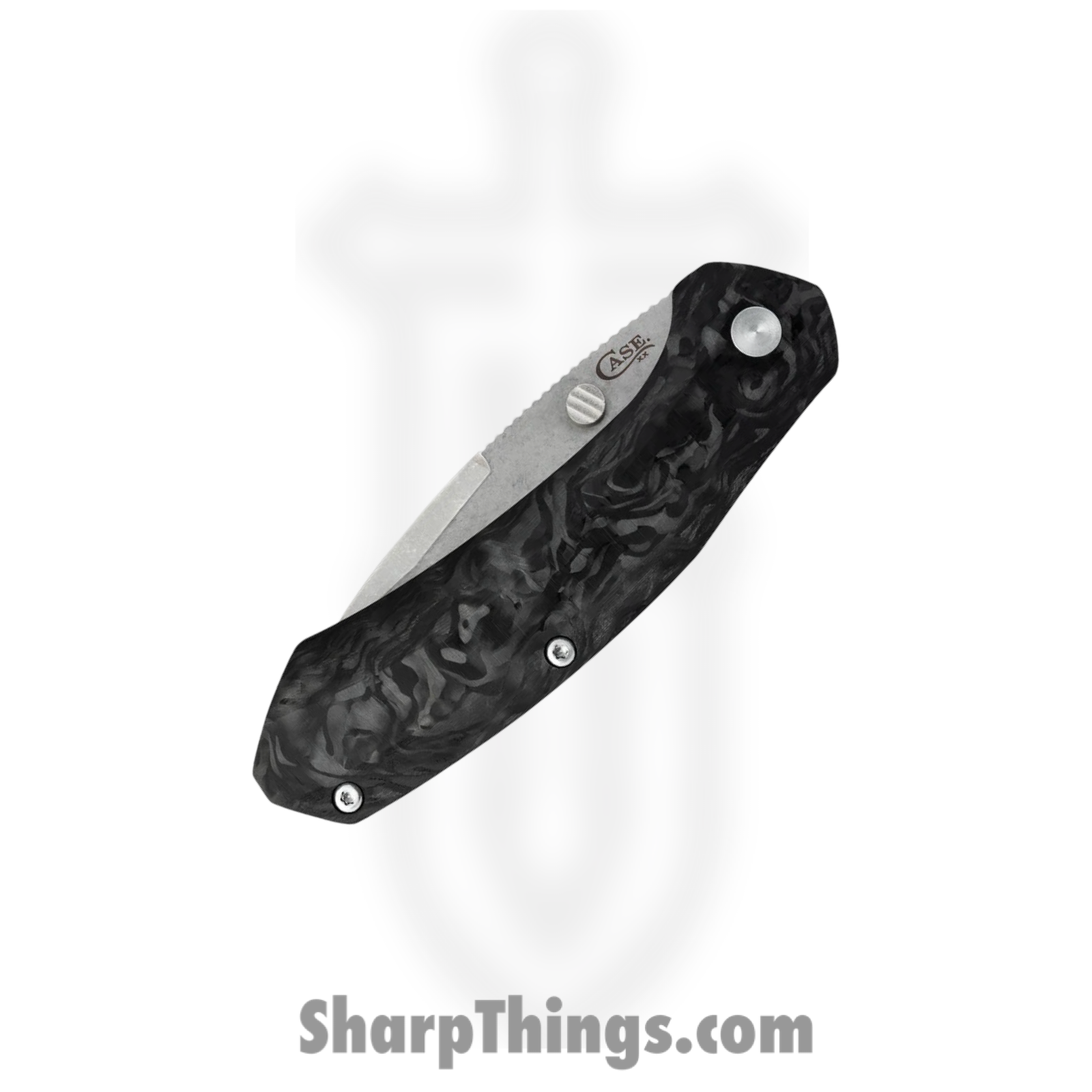 Case Cutlery - CA36554 - Westline - Folding Knife - S35VN Two Tone Drop Point - Carbon Fiber - Black - Image 3