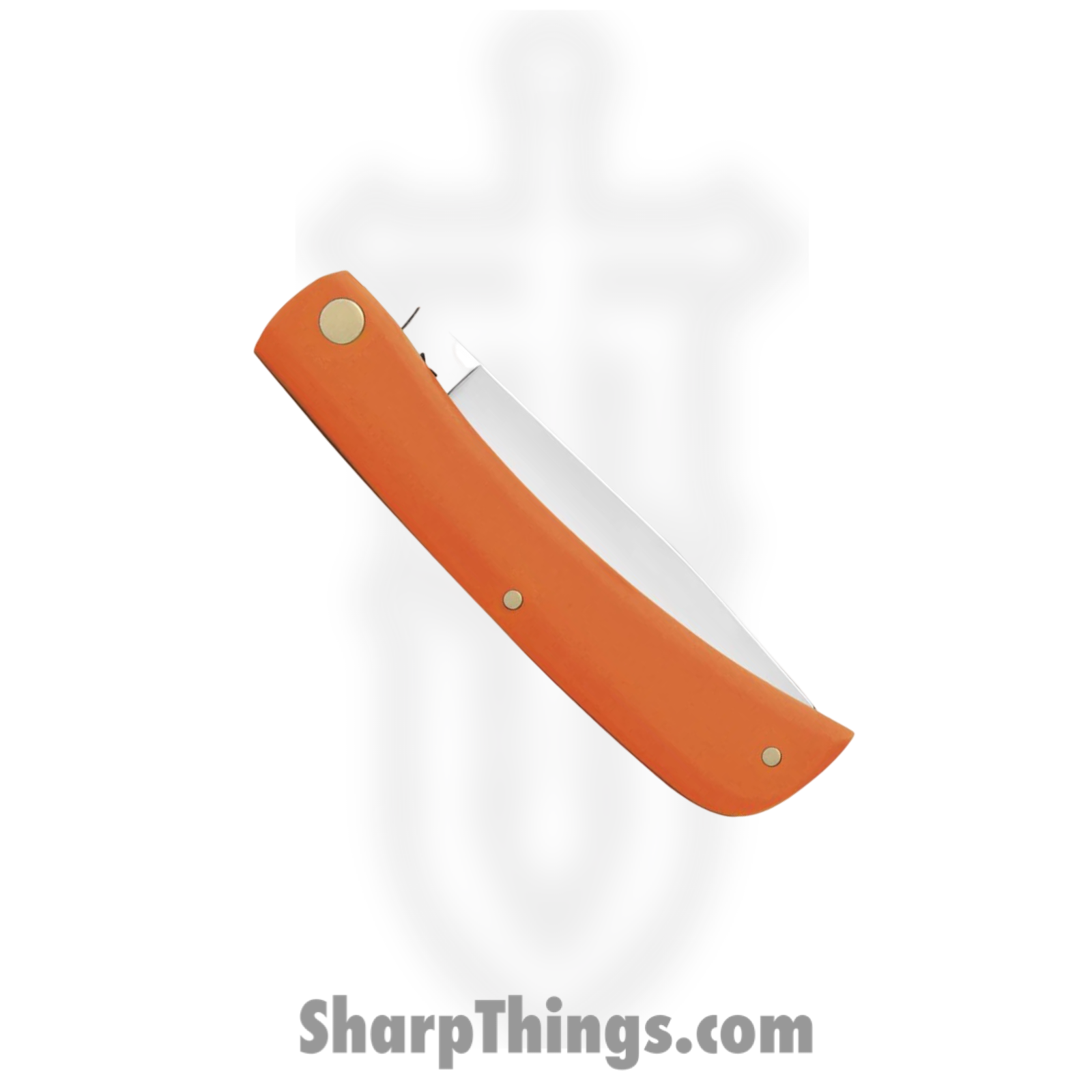 Case Cutlery - CA80502 - Sod Buster Jr - Folding Knife - Tru-Sharp Stainless Polished Skinner - Smooth Synthetic - Orange - Image 4