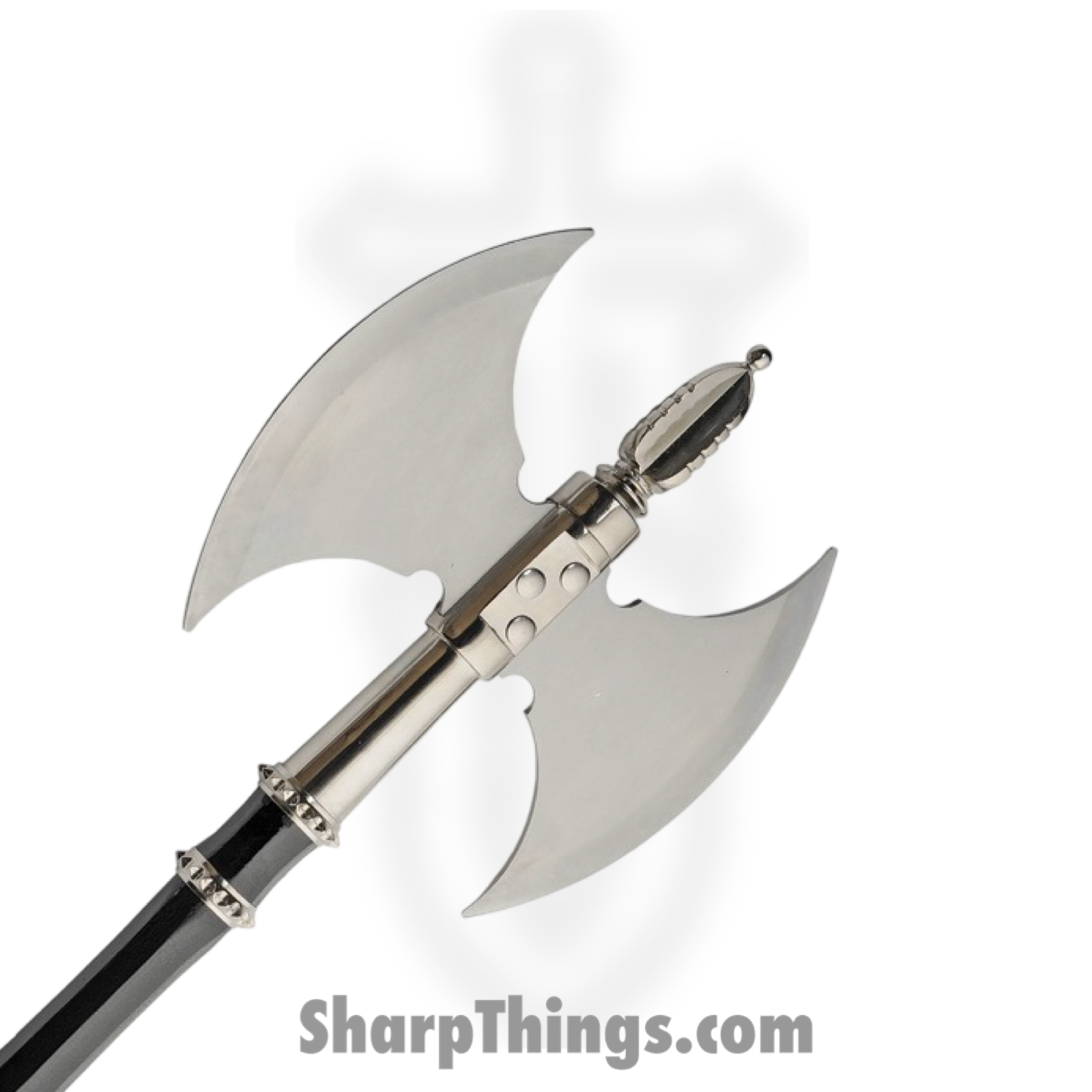 CMP - CN882483 - Squire Axe with Plaque - Stainless Satin - Wire Wrapped - Black Silver - Image 2