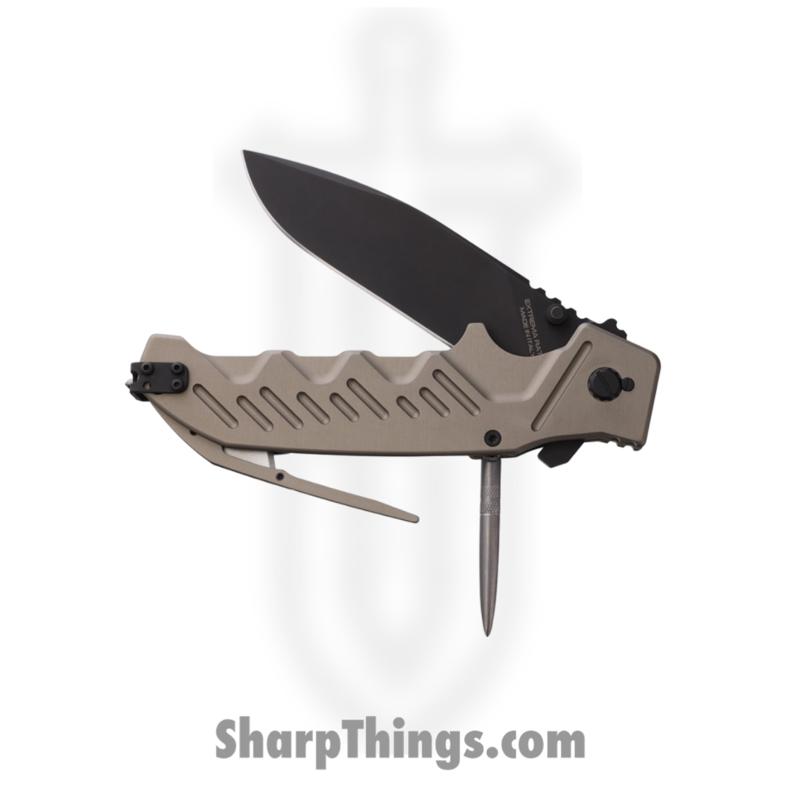 Extrema Ratio - EX0179TM - Glauca G1 - Folding Knife - Bohler N690 Coated Drop Point - Aluminum - Bronze - Image 2