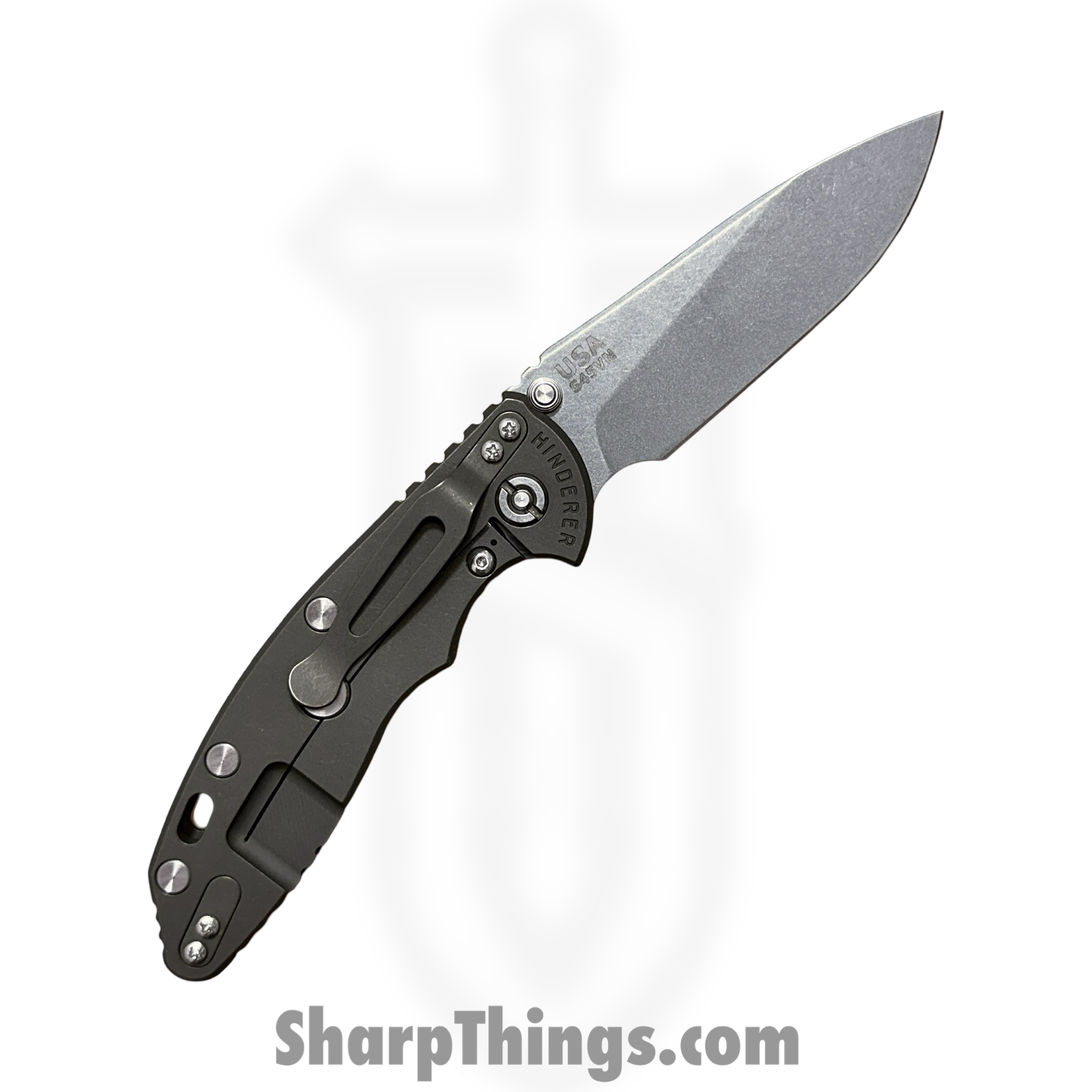 Hinderer - RHK-112624F - XM-18 - Folding Knife - S45VN Bronzed Slicer - G10 - Jade - Image 2