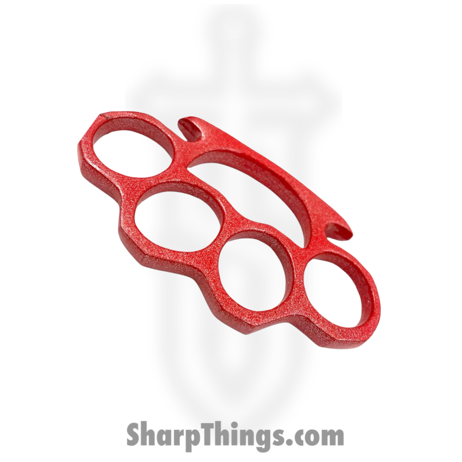 PTC - KN-01-MRD - Knuckle Duster - Solid Steel - Red - Image 2