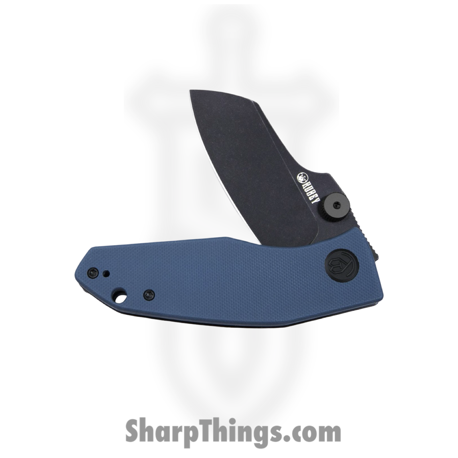 Kubey - KUB337B - Monsterdog - Folding Knife - 14C28N Coated Tanto - G10 - Blue - Image 2
