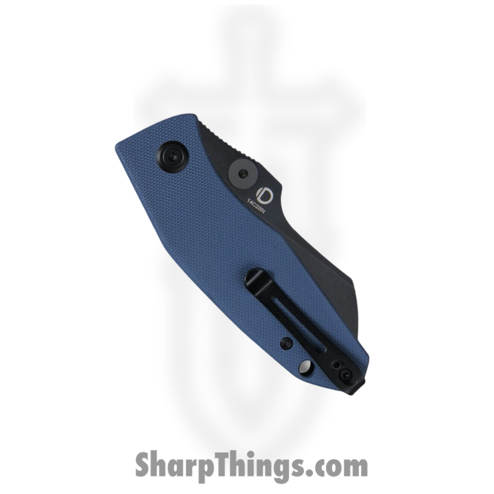 Kubey - KUB337B - Monsterdog - Folding Knife - 14C28N Coated Tanto - G10 - Blue - Image 3