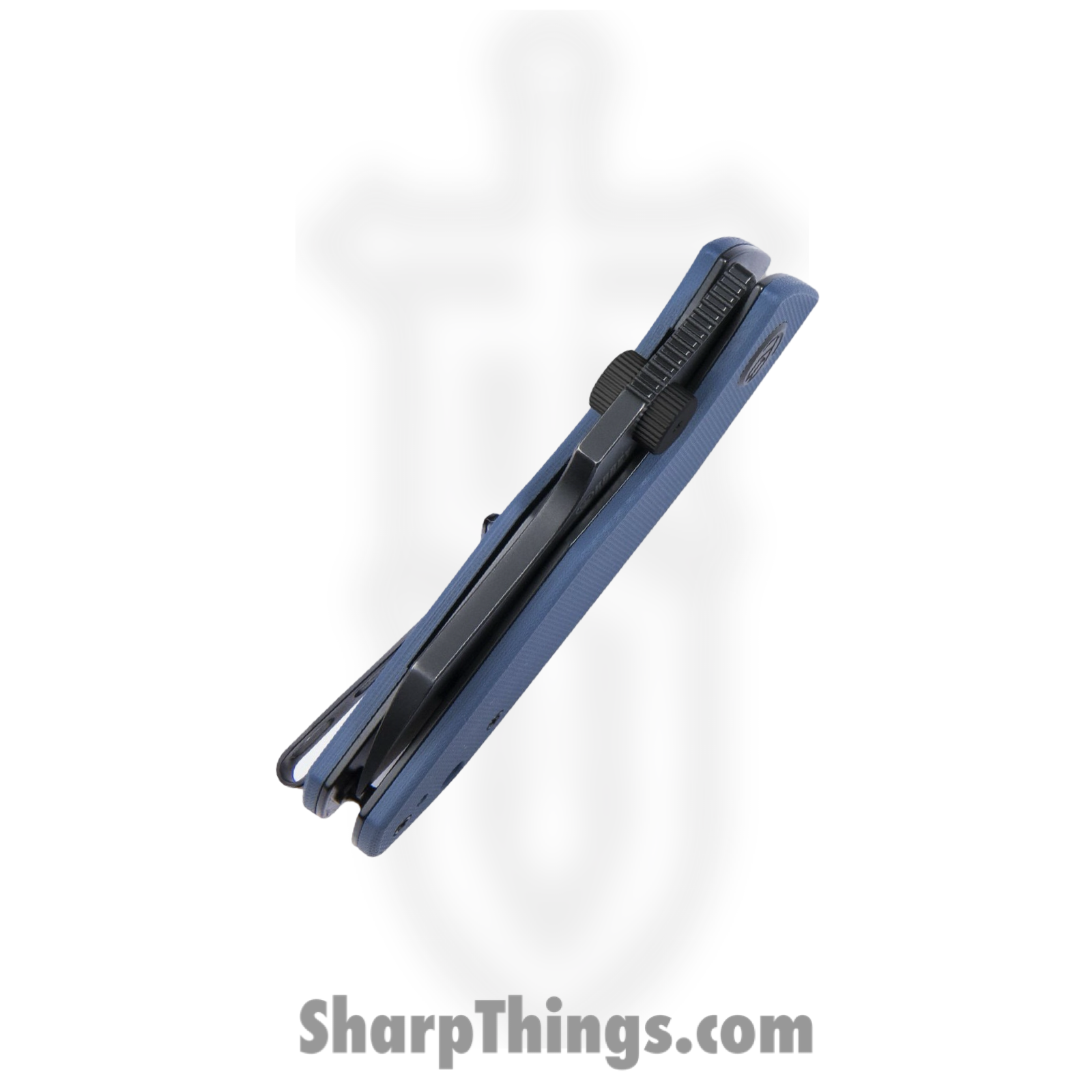 Kubey - KUB337B - Monsterdog - Folding Knife - 14C28N Coated Tanto - G10 - Blue - Image 4