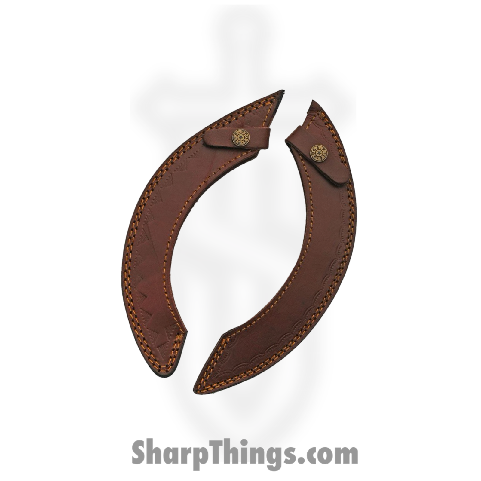 Rite Edge - PA882480 - Berserker Battle Axe - Fixed Blade Knife - Stainless Coated - Burnt Ash Wood - Brown Black - Image 4