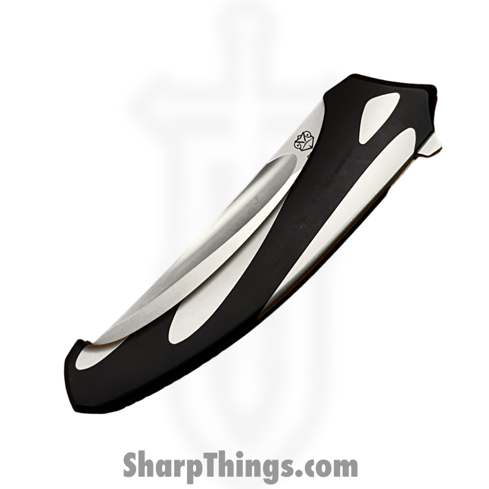 Poikilo Blade - Orca-S - Orca "Killer Whale" - Folding Knife - Bohler M398 Stonewash Drop Point - Titanium - Black/White - Image 5