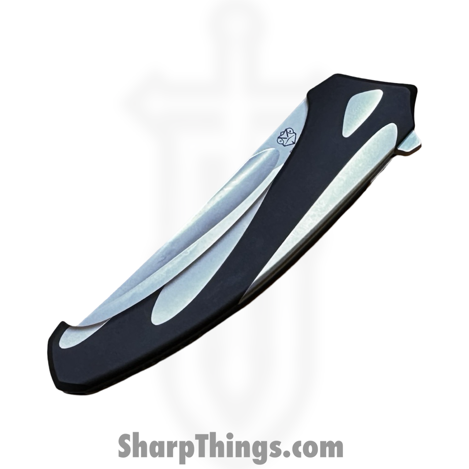 Poikilo Blade - Orca-S - Orca "Killer Whale" - Folding Knife - Bohler M398 Stonewash Drop Point - Titanium - Black/White - Image 15