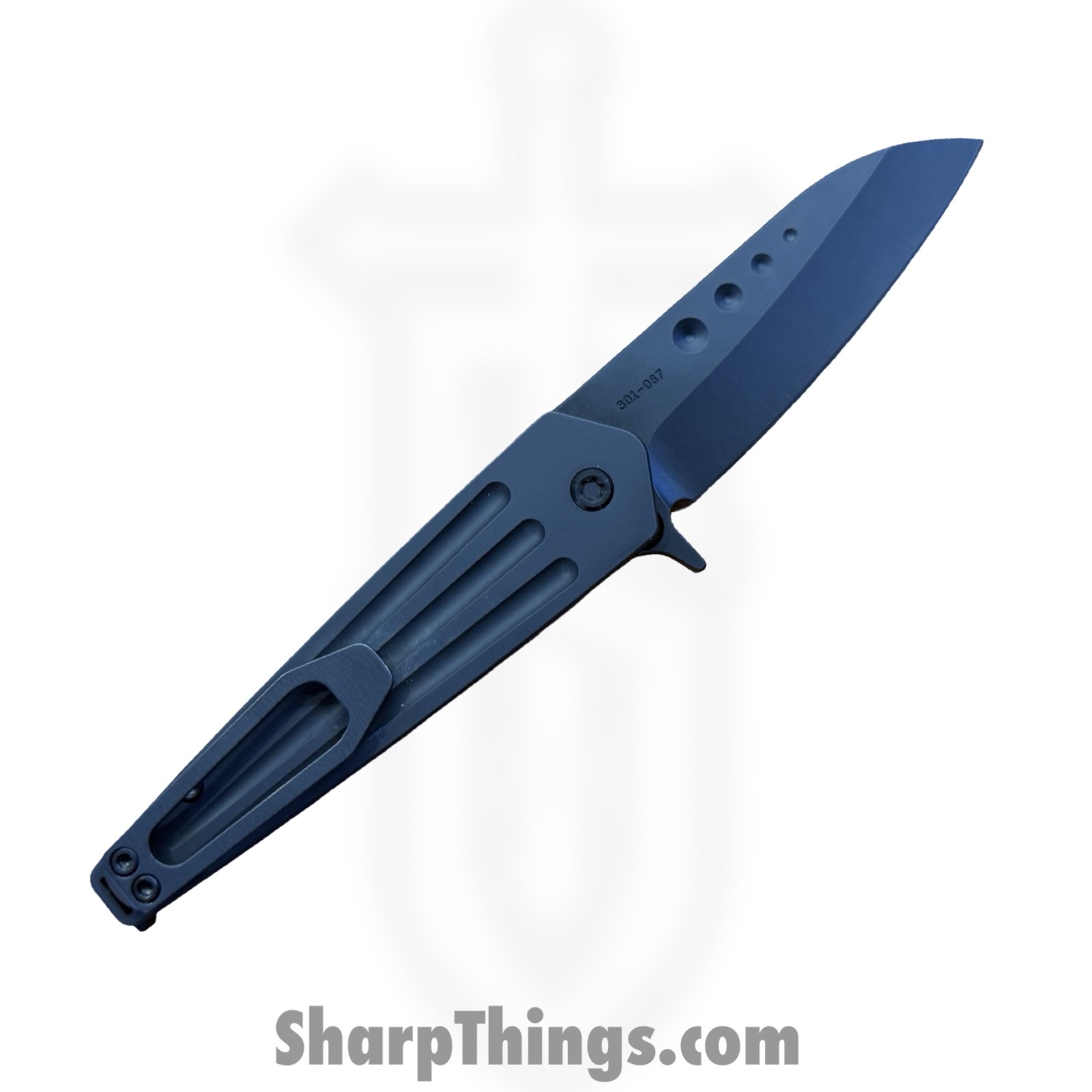 Medford Knife and Tool - MK2104PQ-30PV-TPCP-BP - Nosferatu - Folding Knife - S45VN Coated Sheepsfoot - Titanium - Black - Image 2