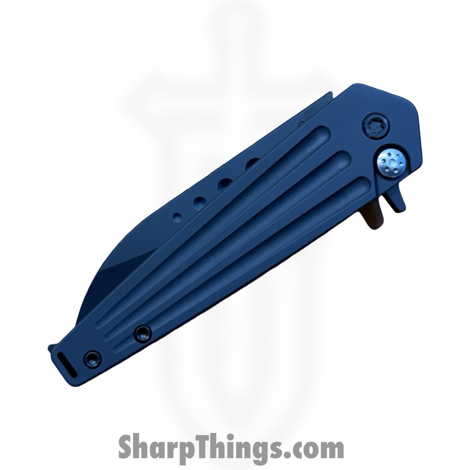 Medford Knife and Tool - MK2104PQ-30PV-TPCP-BP - Nosferatu - Folding Knife - S45VN Coated Sheepsfoot - Titanium - Black - Image 8