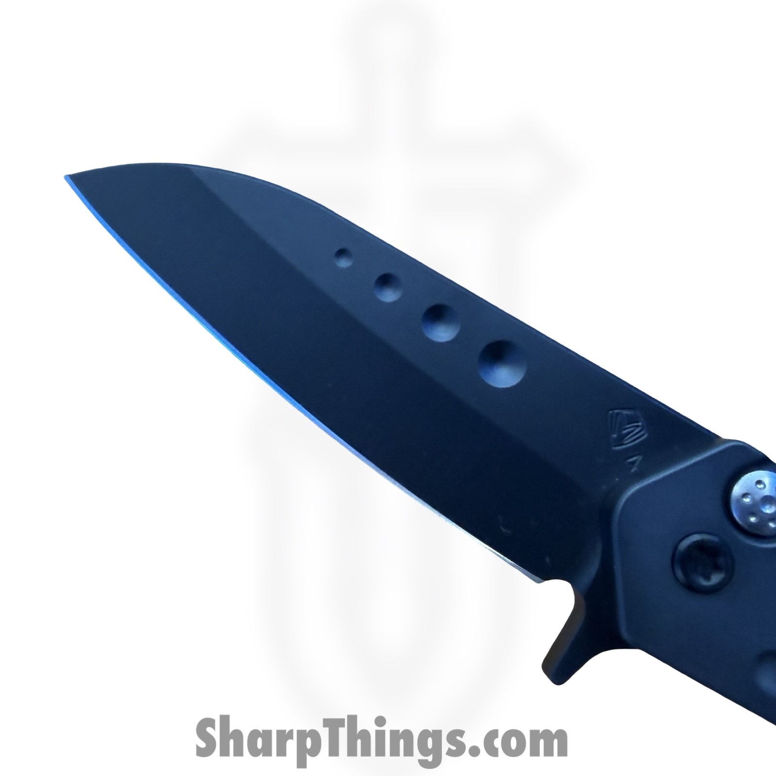 Medford Knife and Tool - MK2104PQ-30PV-TPCP-BP - Nosferatu - Folding Knife - S45VN Coated Sheepsfoot - Titanium - Black - Image 6