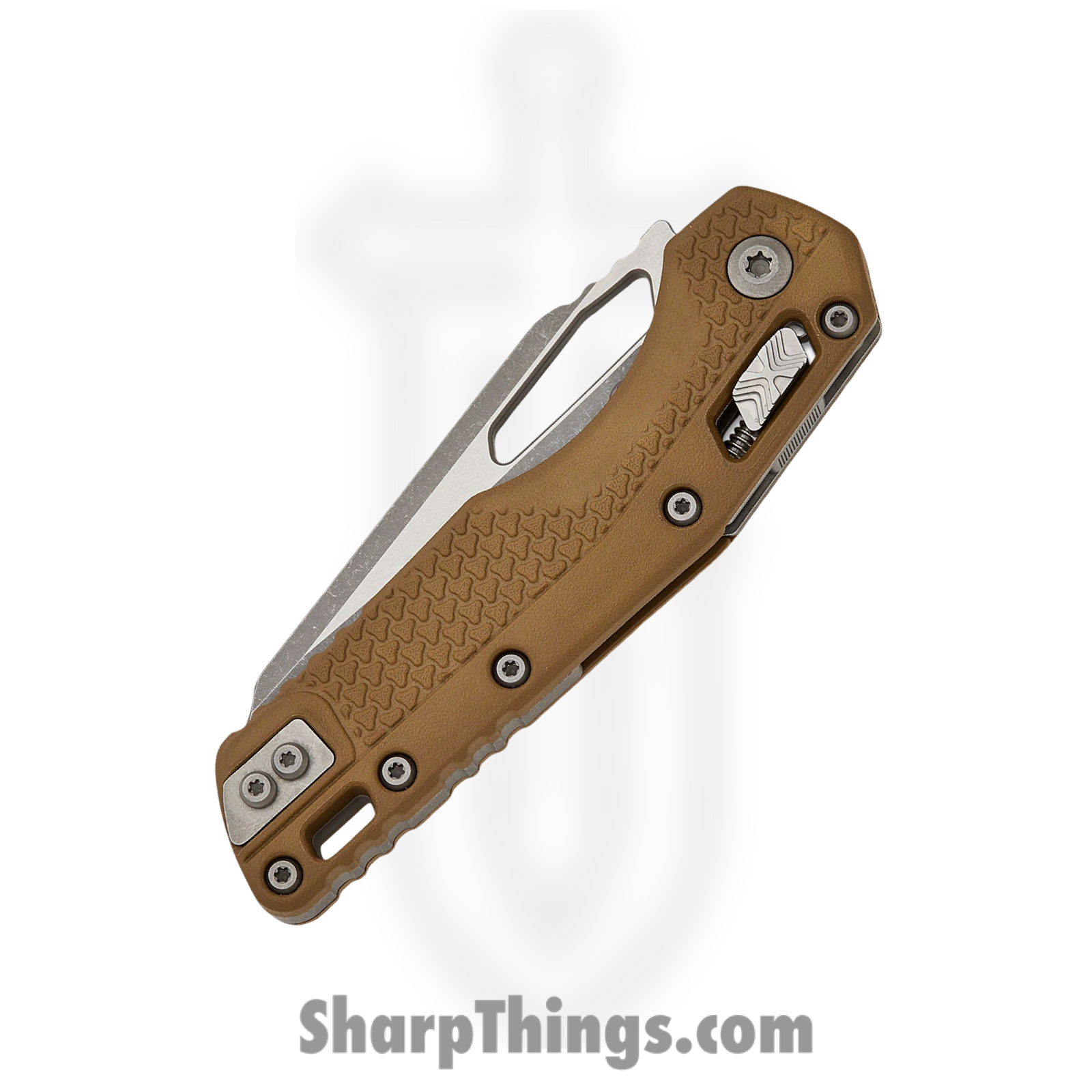 Microtech - 210T-11APPMDE - MSI® RAM-LOK Tri-Grip - Folding Knife - P/S M390MK Apocalyptic Reverse Tanto - Polymer - Flat Dark Earth - Image 3