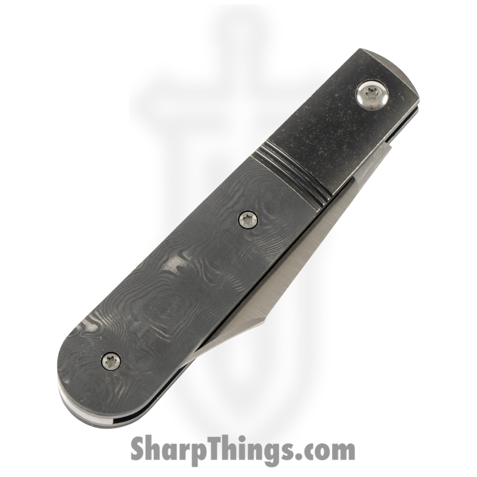 Jack Wolf Knives - BIGBR-02-FC-BLK-DUN - Big Bro Jack - Folding Knife - S90V Satin Clip Point - FatCarbon - Black Dunes - Image 4