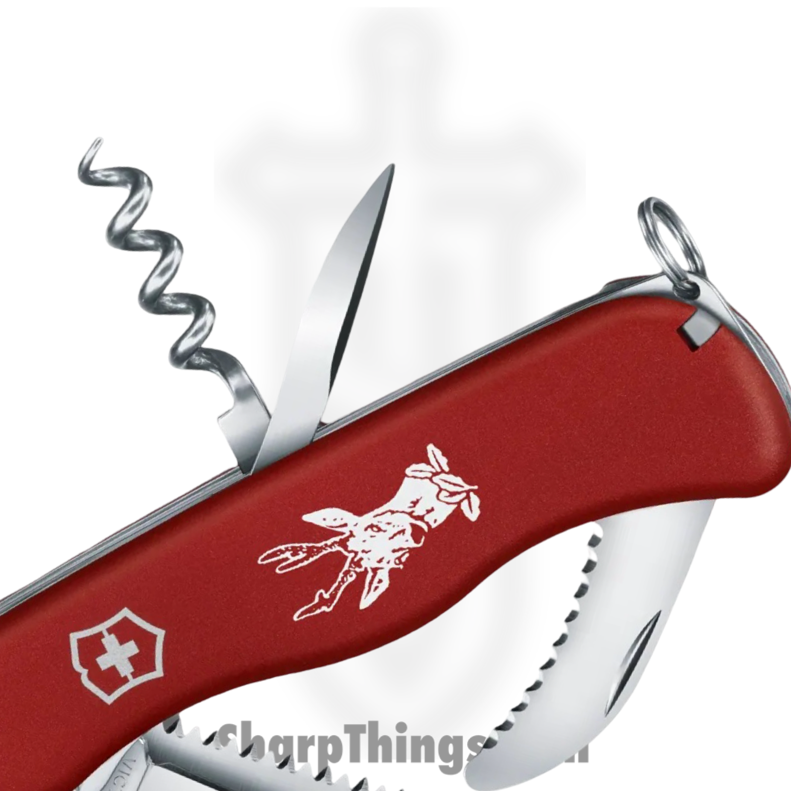 Victorinox - VN08573 - Hunter - Folding Knife - Stainless Polished Multi - Polyamide - Red - Image 5