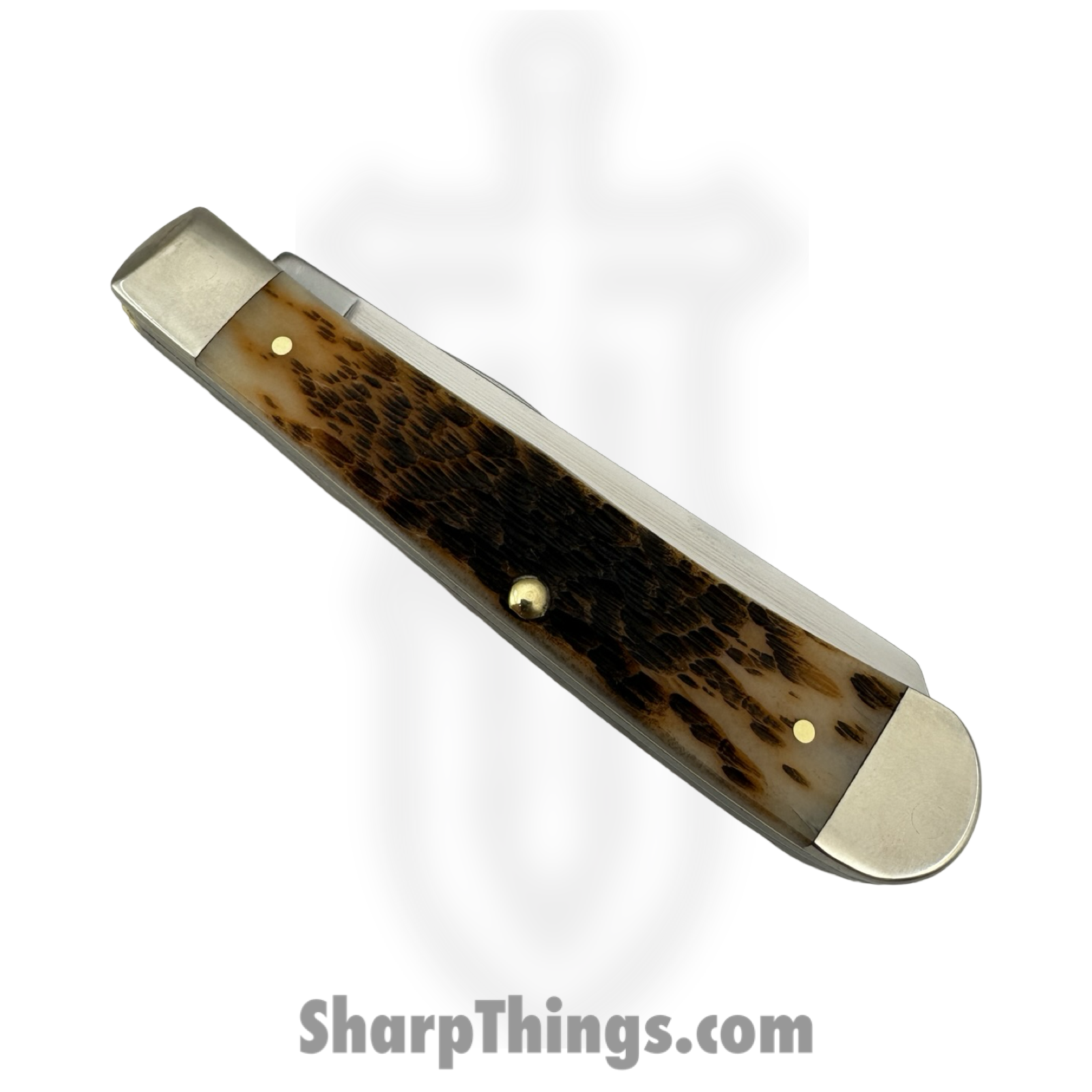 Case Cutlery - 00163 - Trapper - Folding Knife - Carbon Steel Polished Multi - Bone - Amber - Image 4
