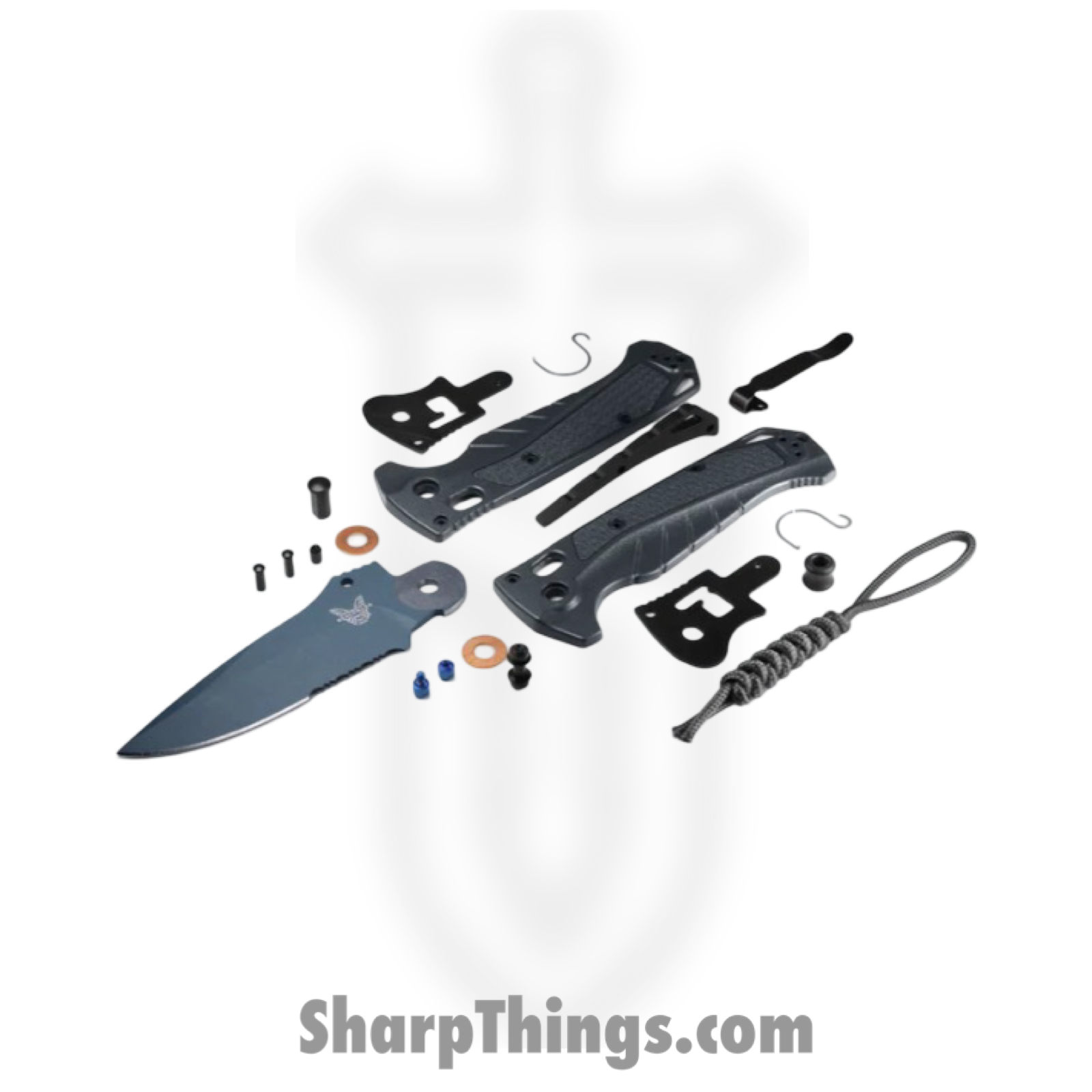 Benchmade - 18060SBT-01 - Adira - Folding Knife - CPM MagnaCut Coated Drop Point P/S - Grivory - Tempest Gray - Image 4