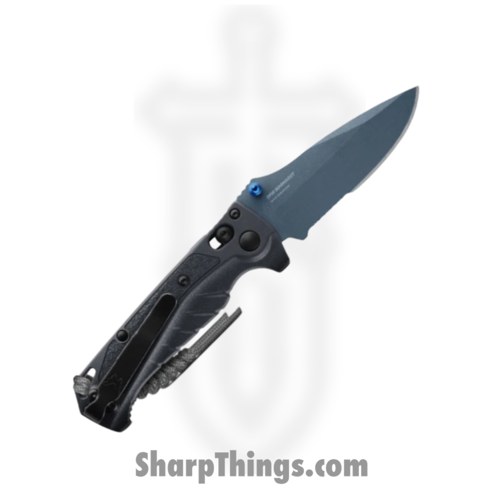 Benchmade - 18065SBT-01 - Mini Adira - Folding Knife - CPM MagnaCut Coated Drop Point P/S - Grivory - Tempest Gray - Image 2