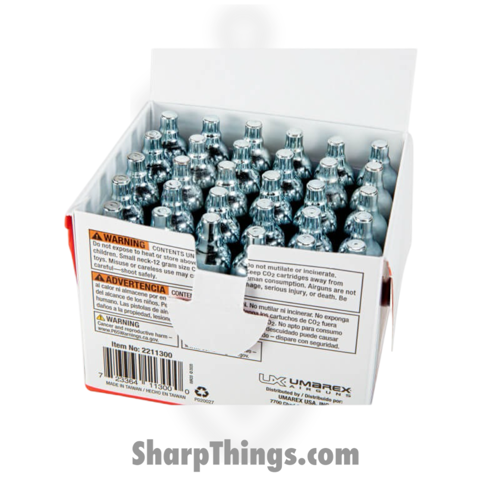 Umarex - 2211300 - 12G CO2 Cylinders 30 CT - Silver - Image 4