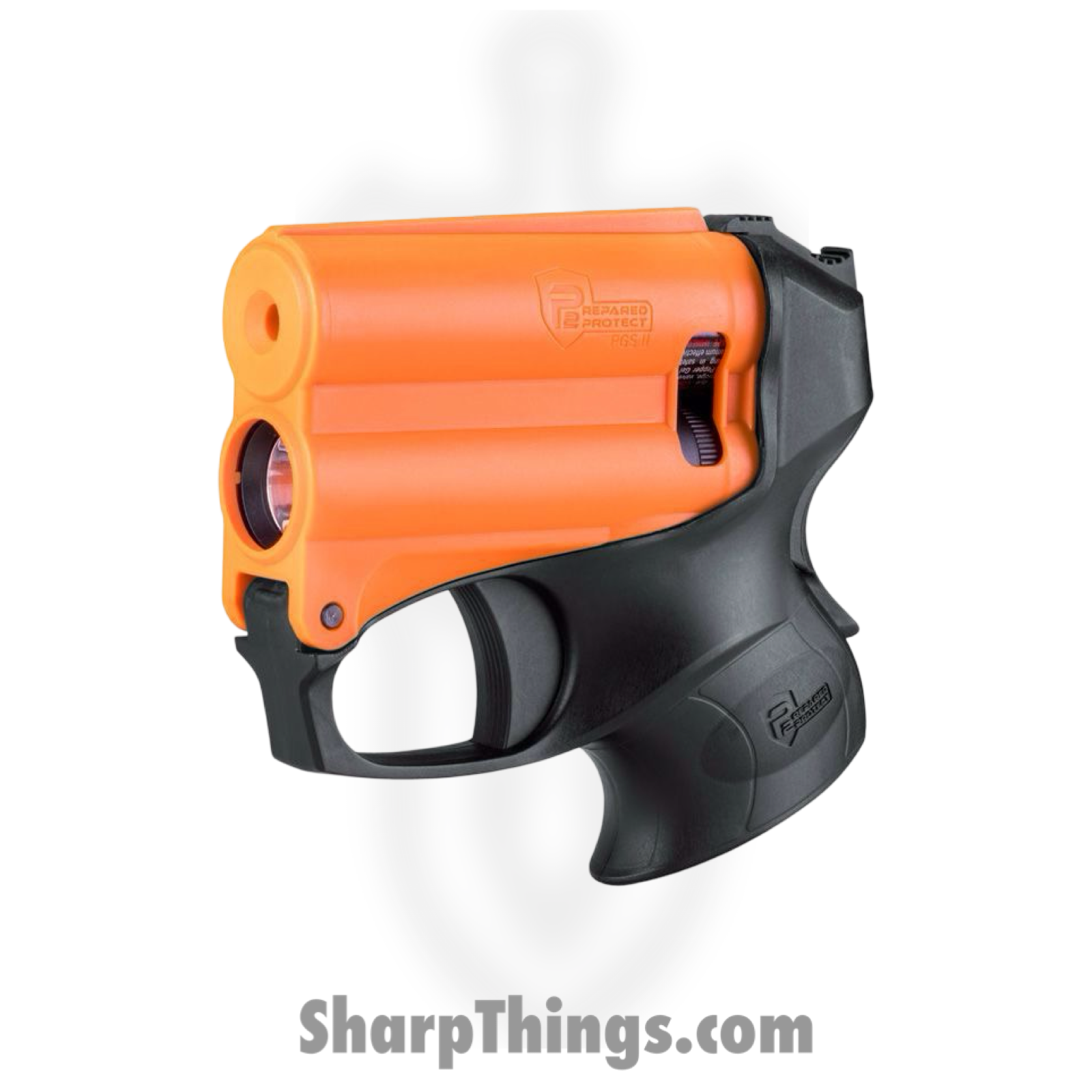 Umarex - 2292317 - P2P PGS II Pepper Gel and Flashlight - Orange Black - Image 2