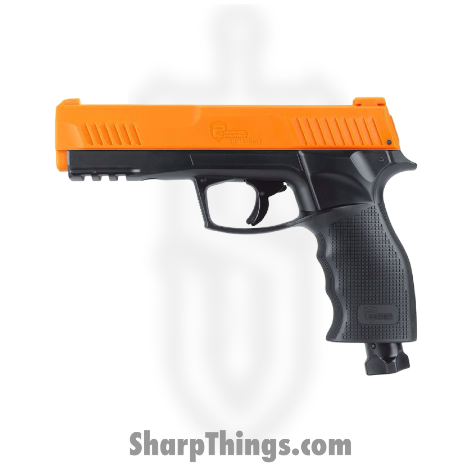 Umarex - 2292325 - P2P HDP 50 GEN 2 .50 CAL (Pepper and Rubber) - Orange Black