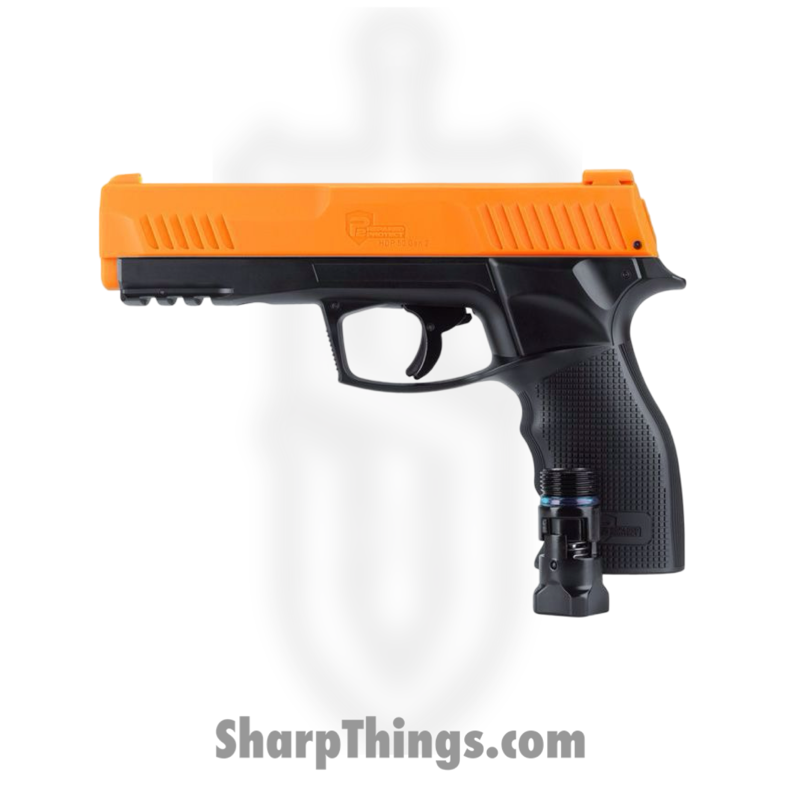 Umarex - 2292325 - P2P HDP 50 GEN 2 .50 CAL (Pepper and Rubber) - Orange Black - Image 3