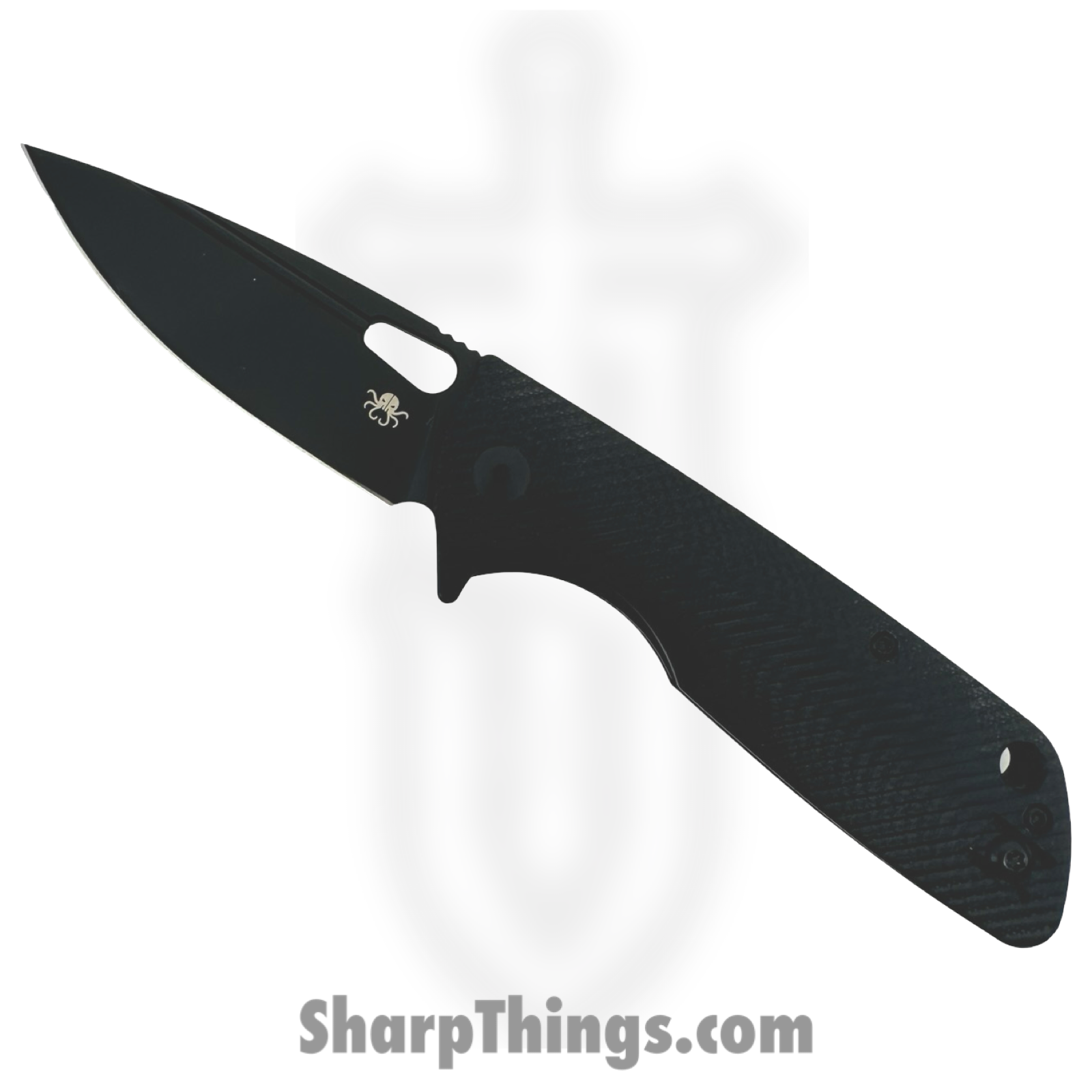 Hwzbben Knives - HWZ-B4-BLK - Grani - Folding Knife - D2 Two Tone Drop Point - G10 - Black