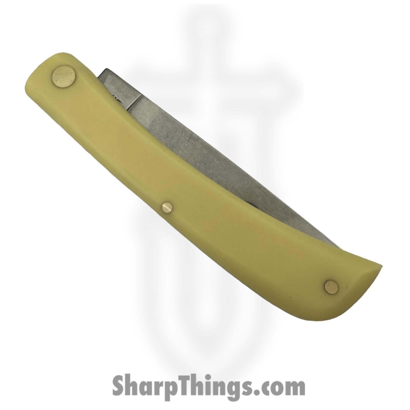 Case Cutlery - CA00038 - Sod Buster - Folding Knife - Tru-Sharp™ Stainless Natural Skinner - Synthetic Smooth - Yellow - Image 4