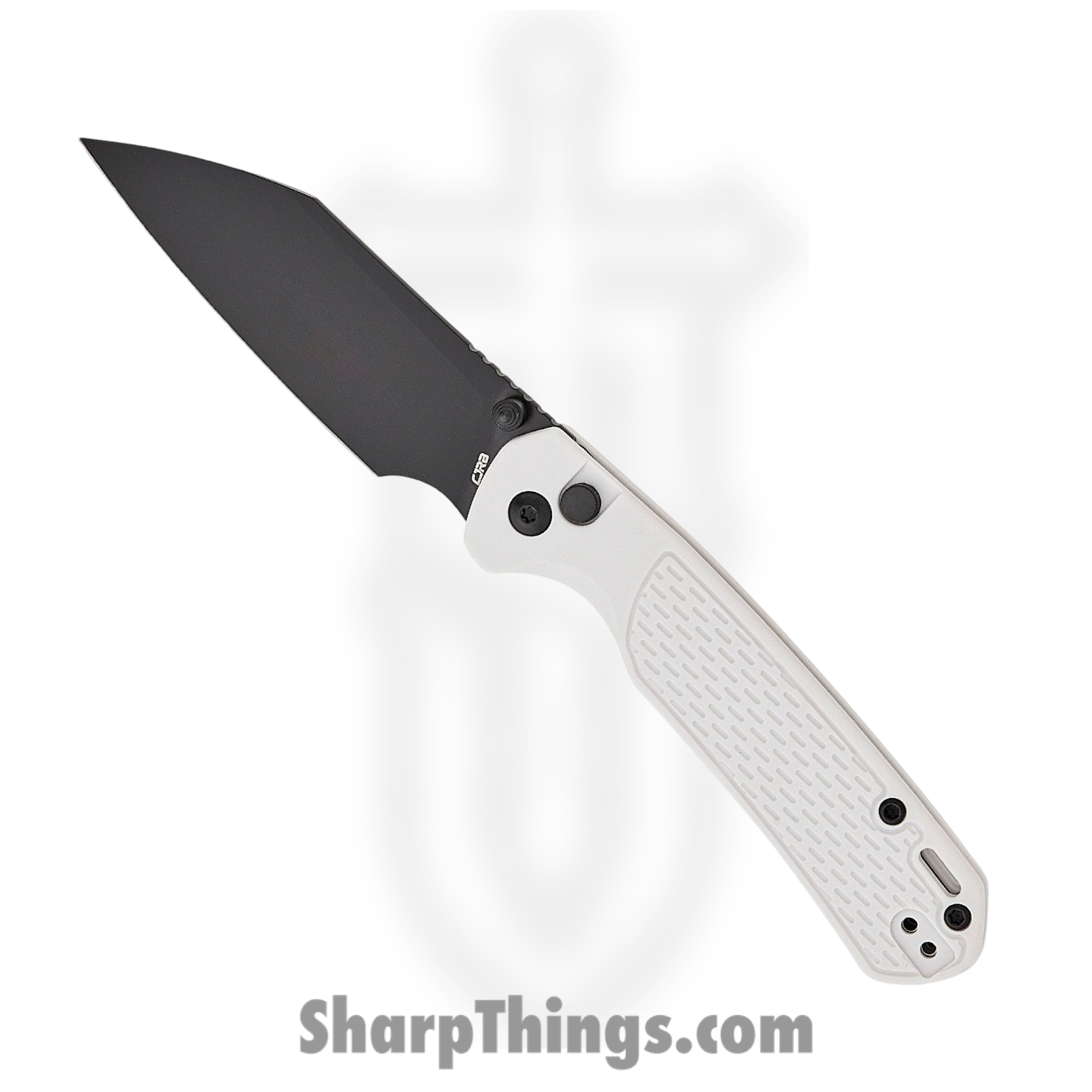 CJRB - J1945BGY - Pyrite - Folding Knife - AR-RPM9 Coated Wharncliffe - FRN - Gray