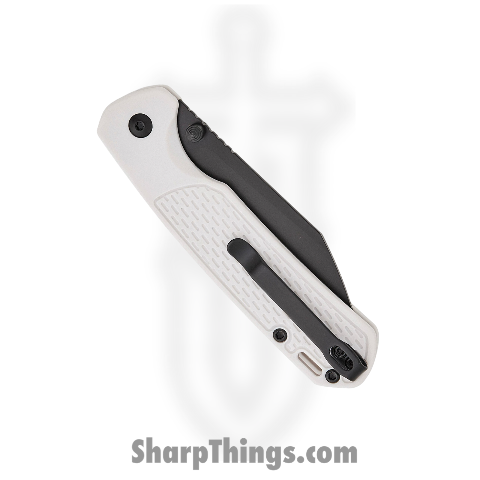 CJRB - J1945BGY - Pyrite - Folding Knife - AR-RPM9 Coated Wharncliffe - FRN - Gray - Image 4
