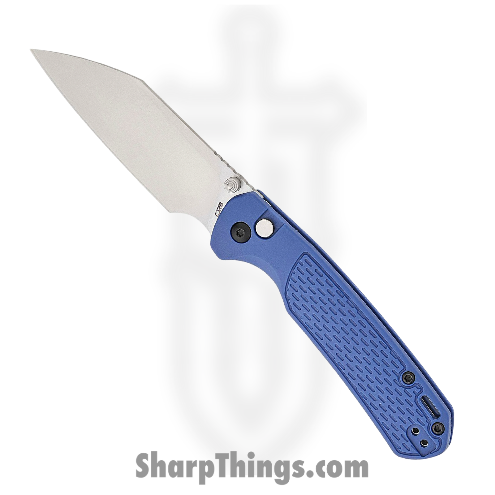 CJRB - J1945BU - Pyrite - Folding Knife - AR-RPM9 Stonewash Wharncliffe - FRN - Blue