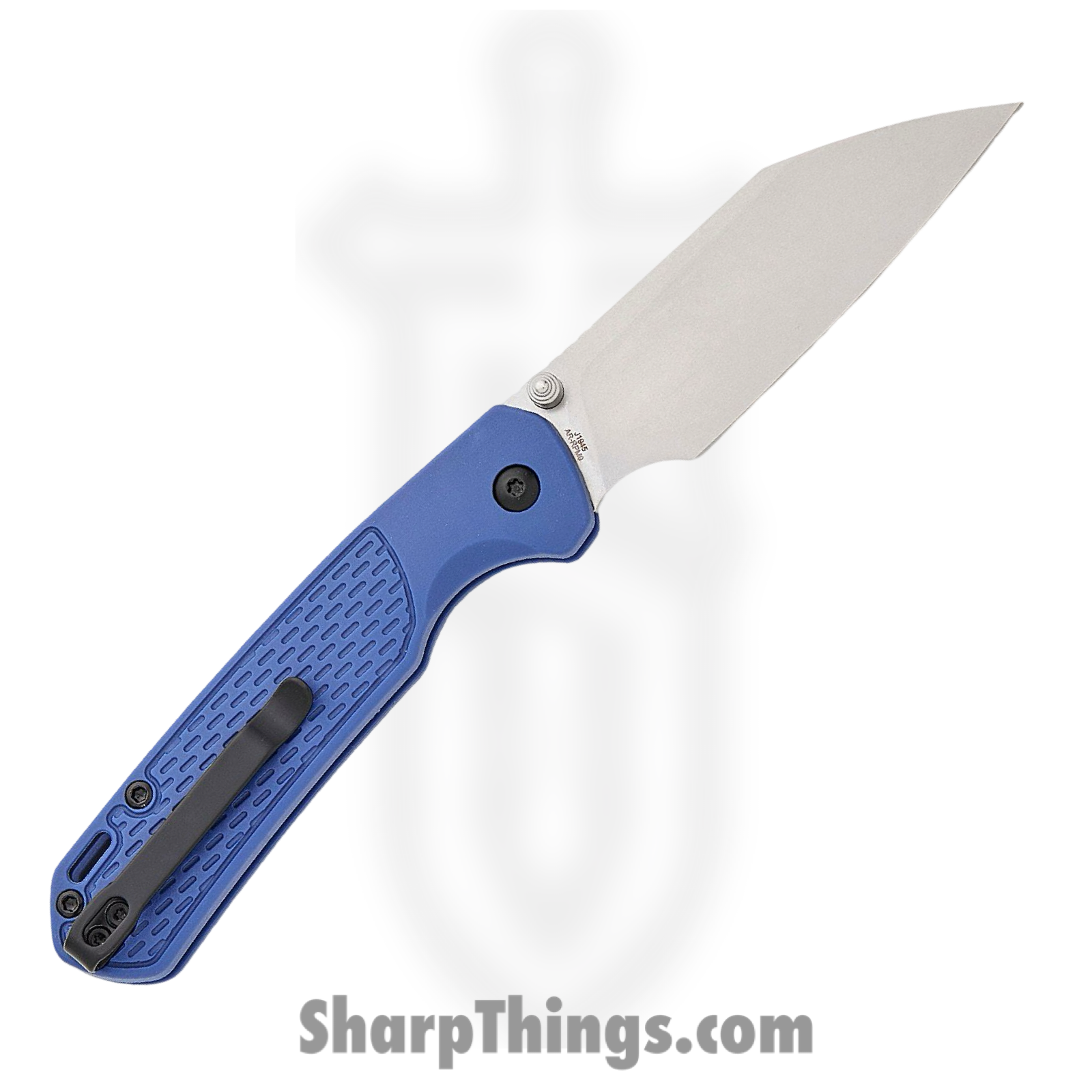 CJRB - J1945BU - Pyrite - Folding Knife - AR-RPM9 Stonewash Wharncliffe - FRN - Blue - Image 2