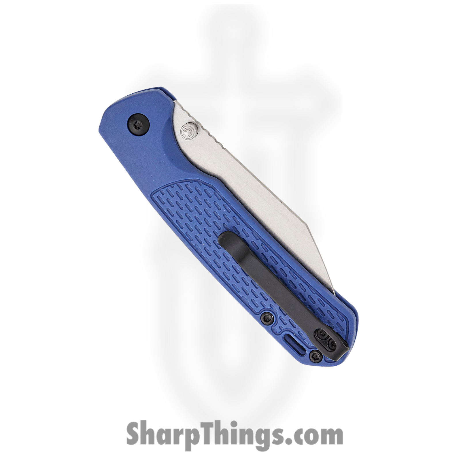 CJRB - J1945BU - Pyrite - Folding Knife - AR-RPM9 Stonewash Wharncliffe - FRN - Blue - Image 4