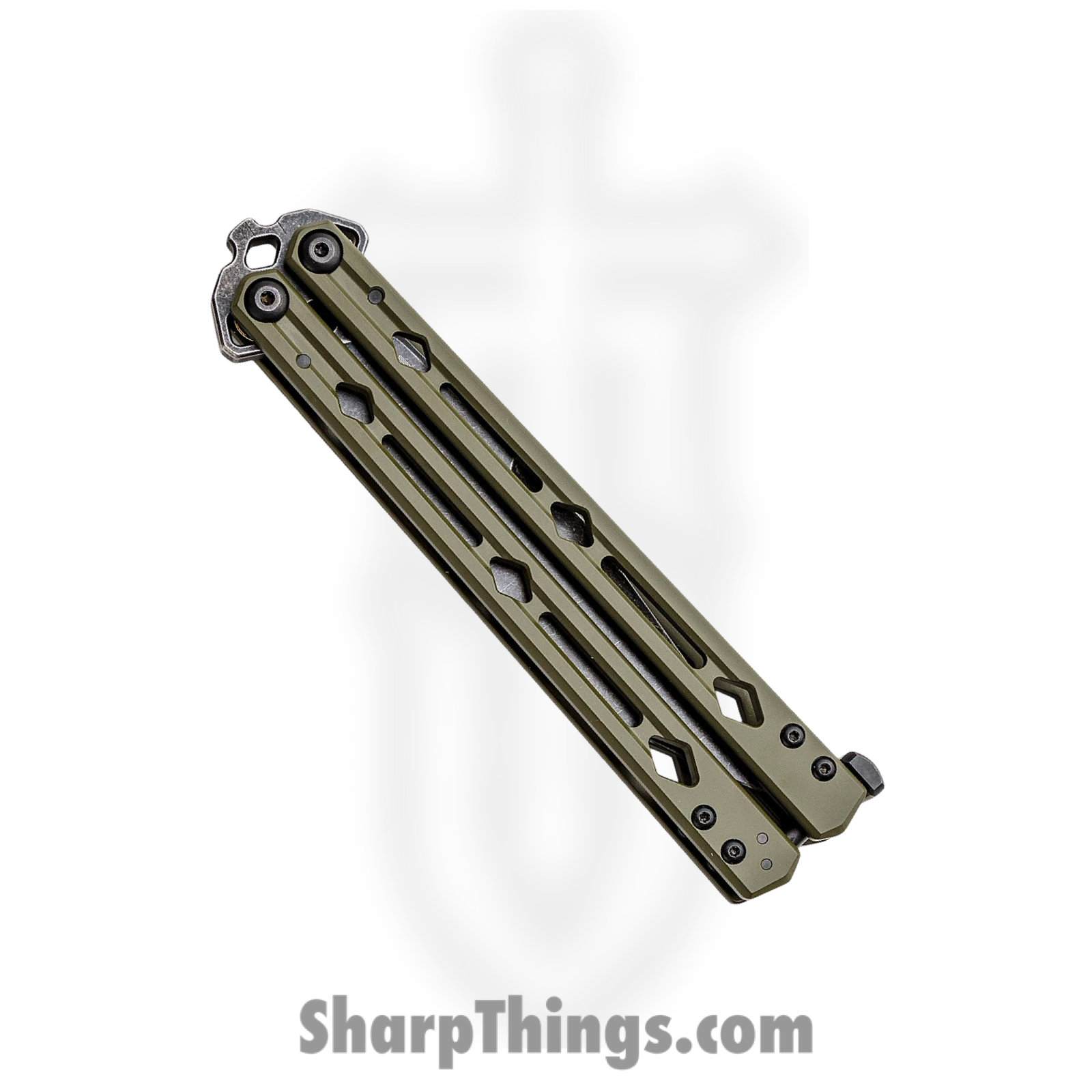 Kershaw - 5150RDBW - Lucha - Balisong - 14C28N Blackwash Clip Point - Steel - Red - Image 5